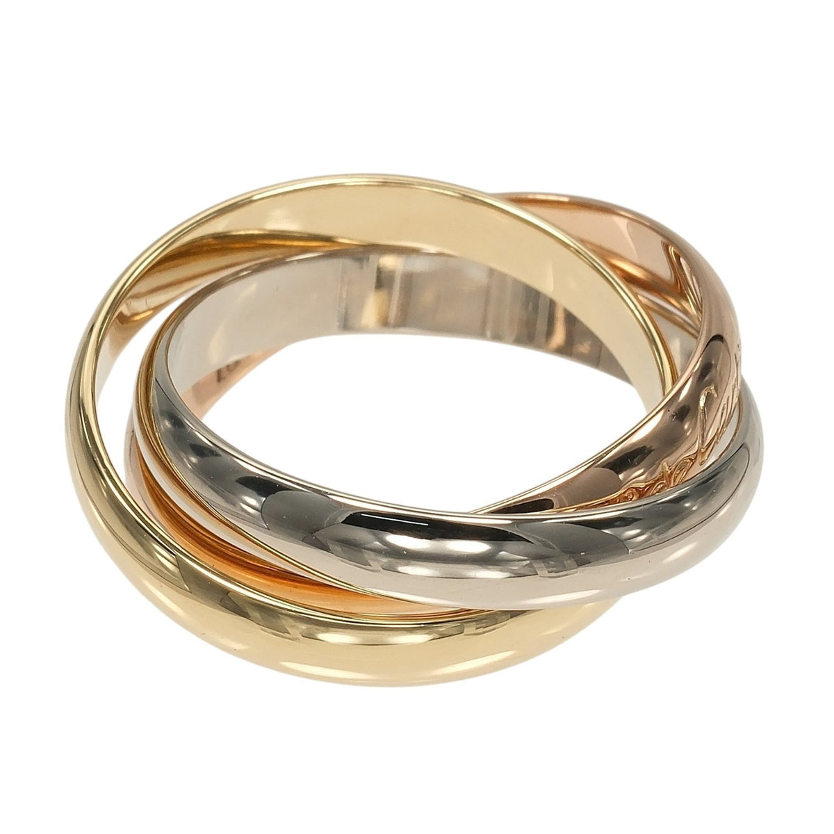 Cartier Trinity Yellow Gold (18K) Pink Gold (18K) White Gold (18K) Band Ring (Pre-Owned)