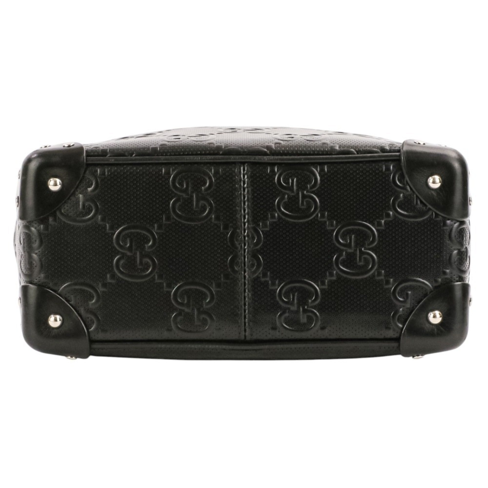 Gucci Black Leather Shoulder Bag (Pre-Owned)