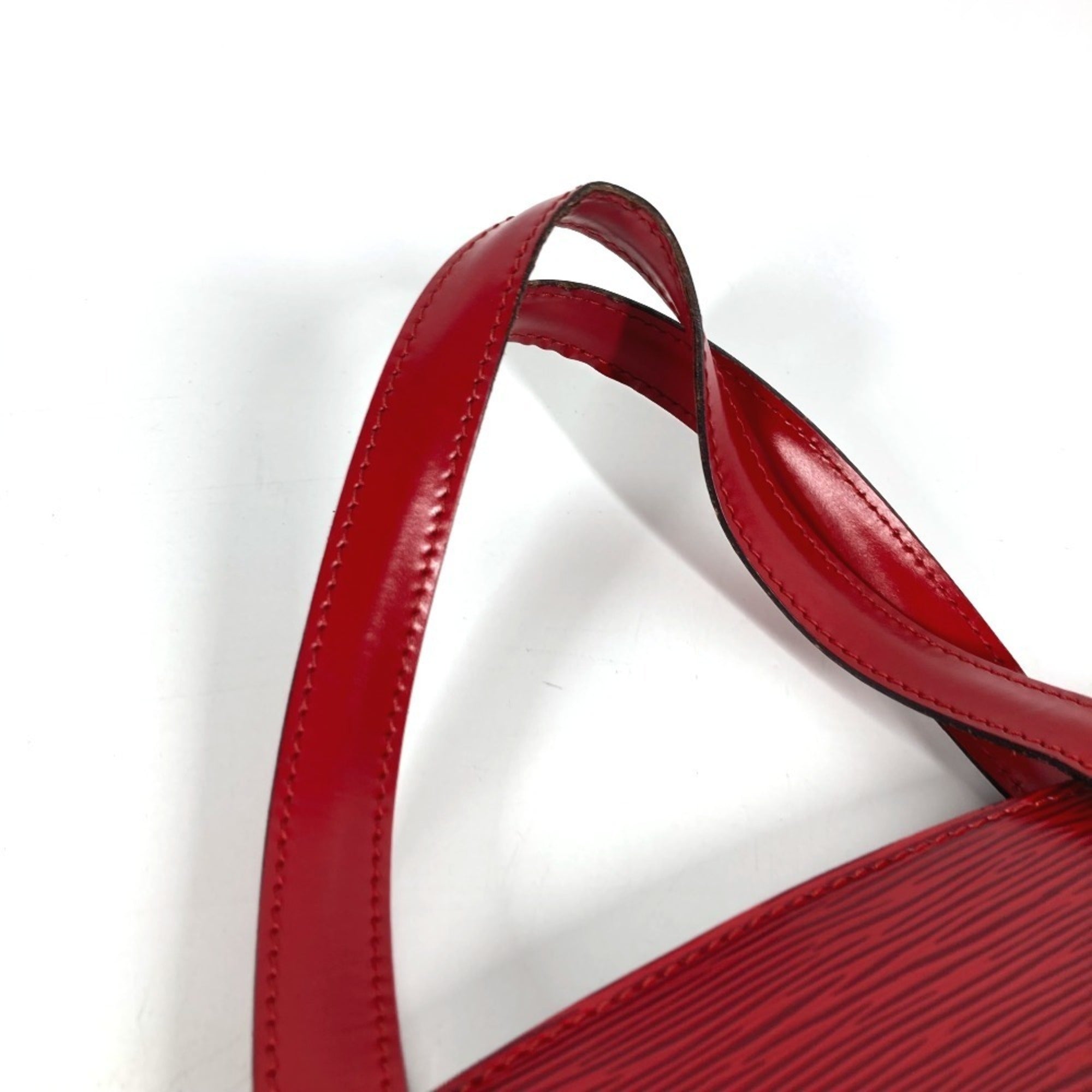 Louis Vuitton Epi Castilian Red Red Color Epi Leather Handbag Shoulder Bag Tote Bag (Pre-Owned)