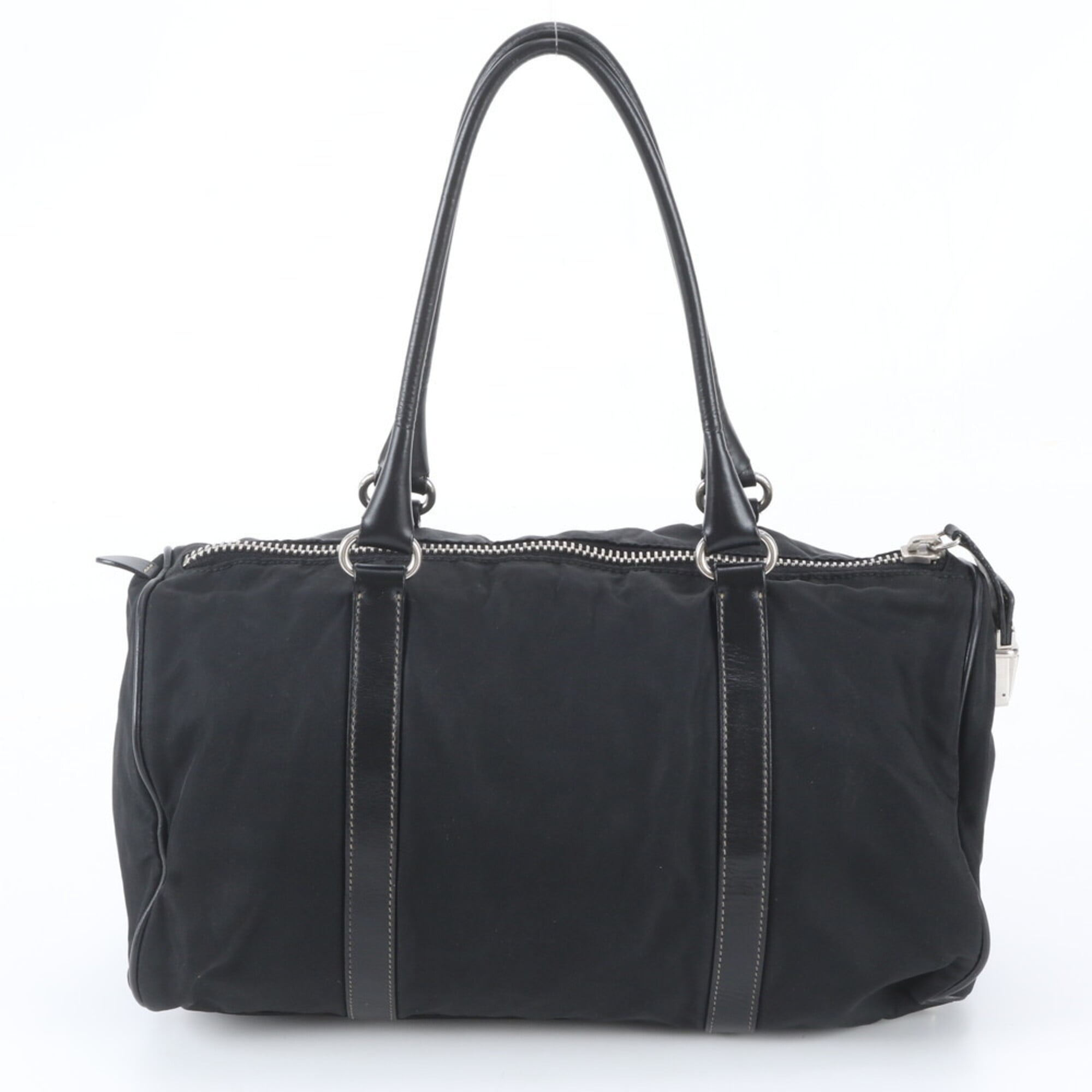 Prada Black Nylon Handbag Shoulder Bag Tote Bag (Pre-Owned)