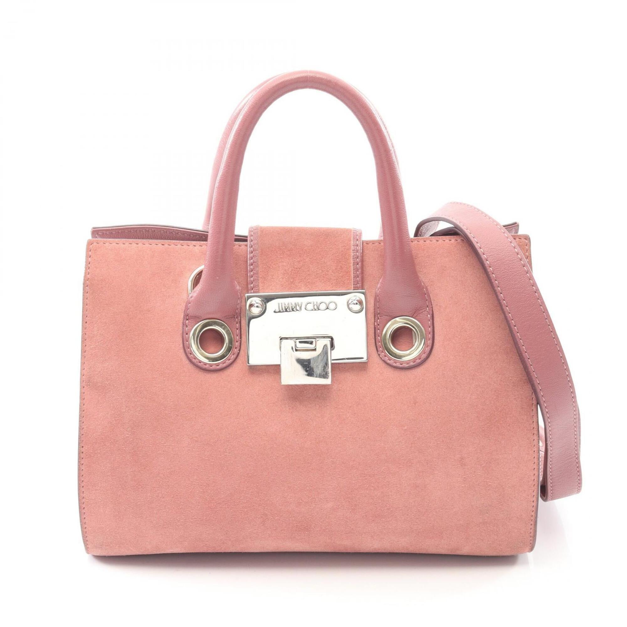 Jimmy Choo Pink Leather Handbag (Pre-Owned)