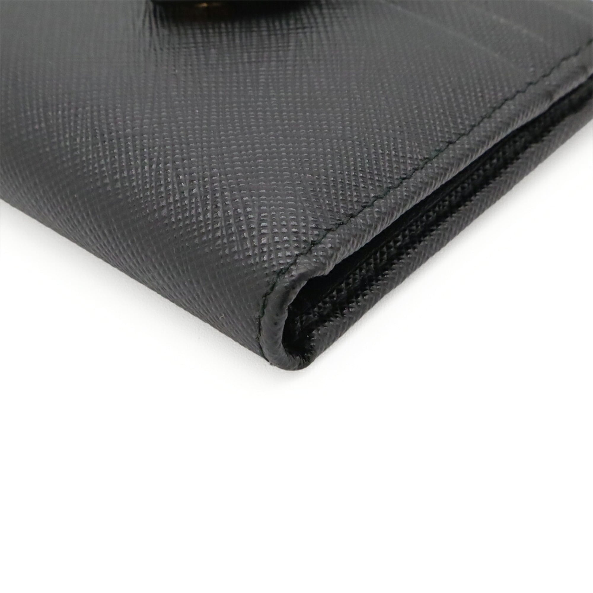 Prada Black Nero Leather Wallet (Bi-Fold) (Pre-Owned)