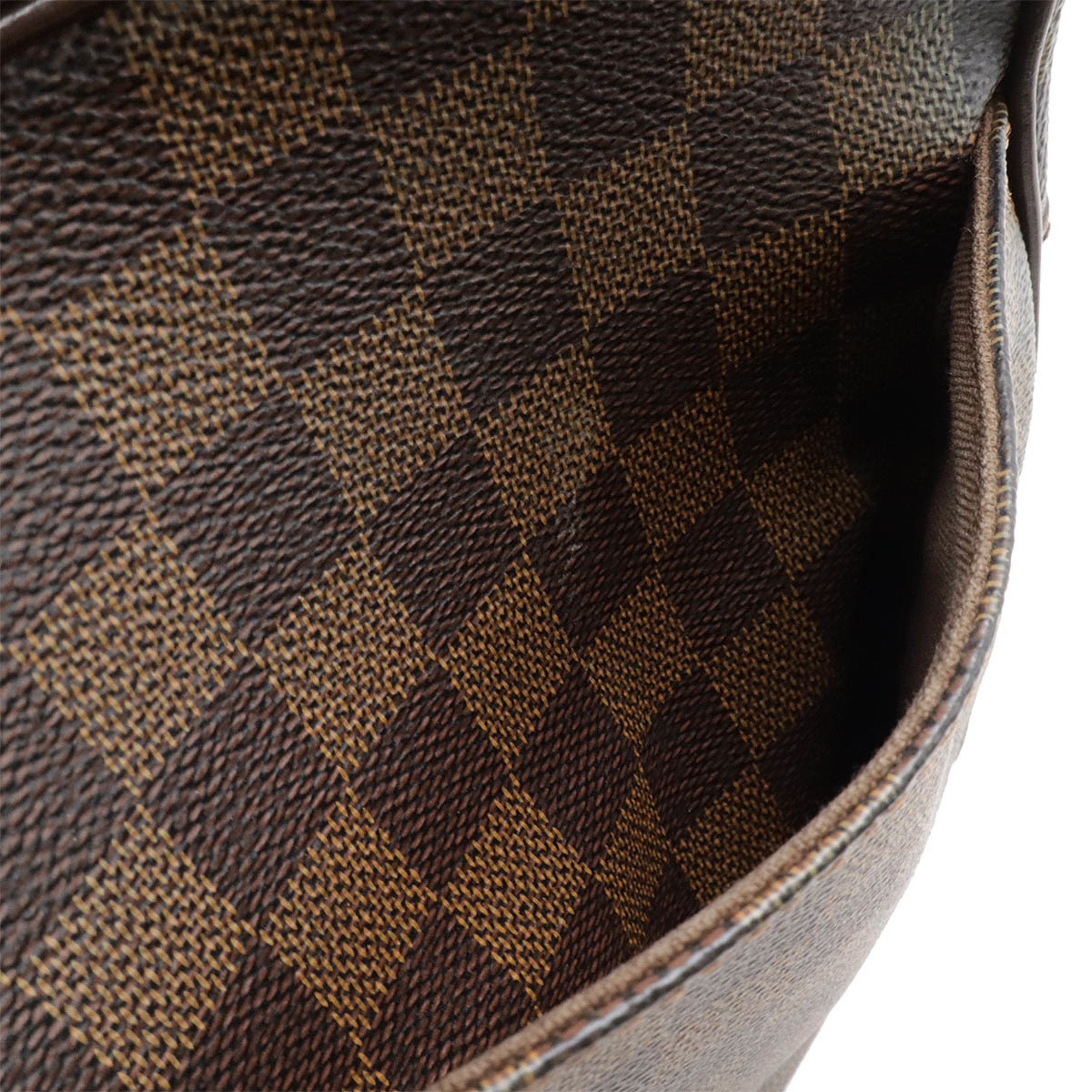 Louis Vuitton Brown Damier Canvas Pvc Pochette Shoulder Bag (Pre-Owned)