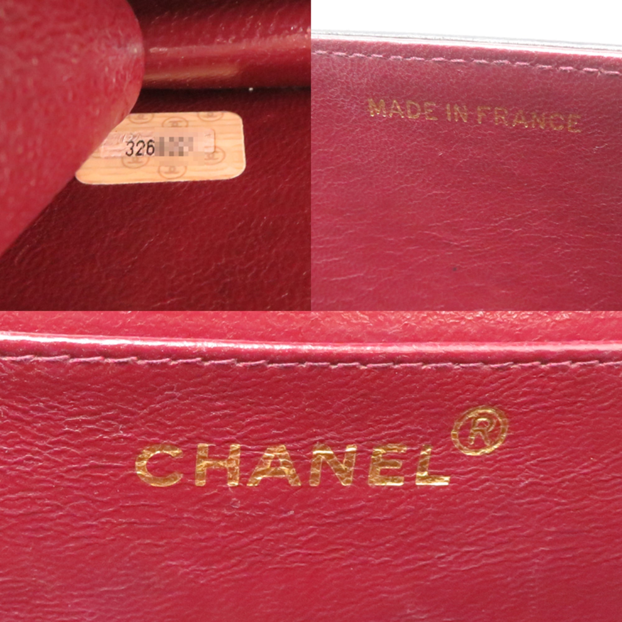 Chanel Black Leather Shoulder Bag (Pre-Owned)