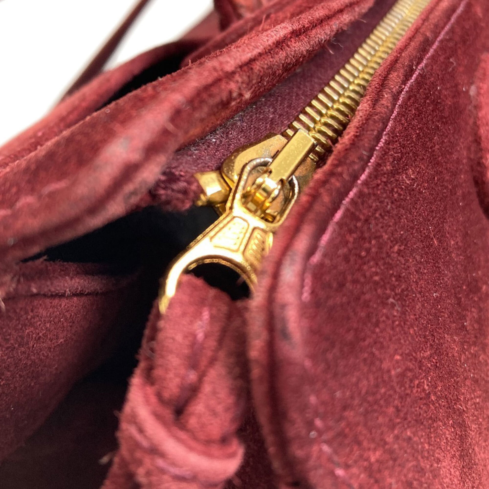 Chanel Bordeaux Leather Tote Bag (Pre-Owned)