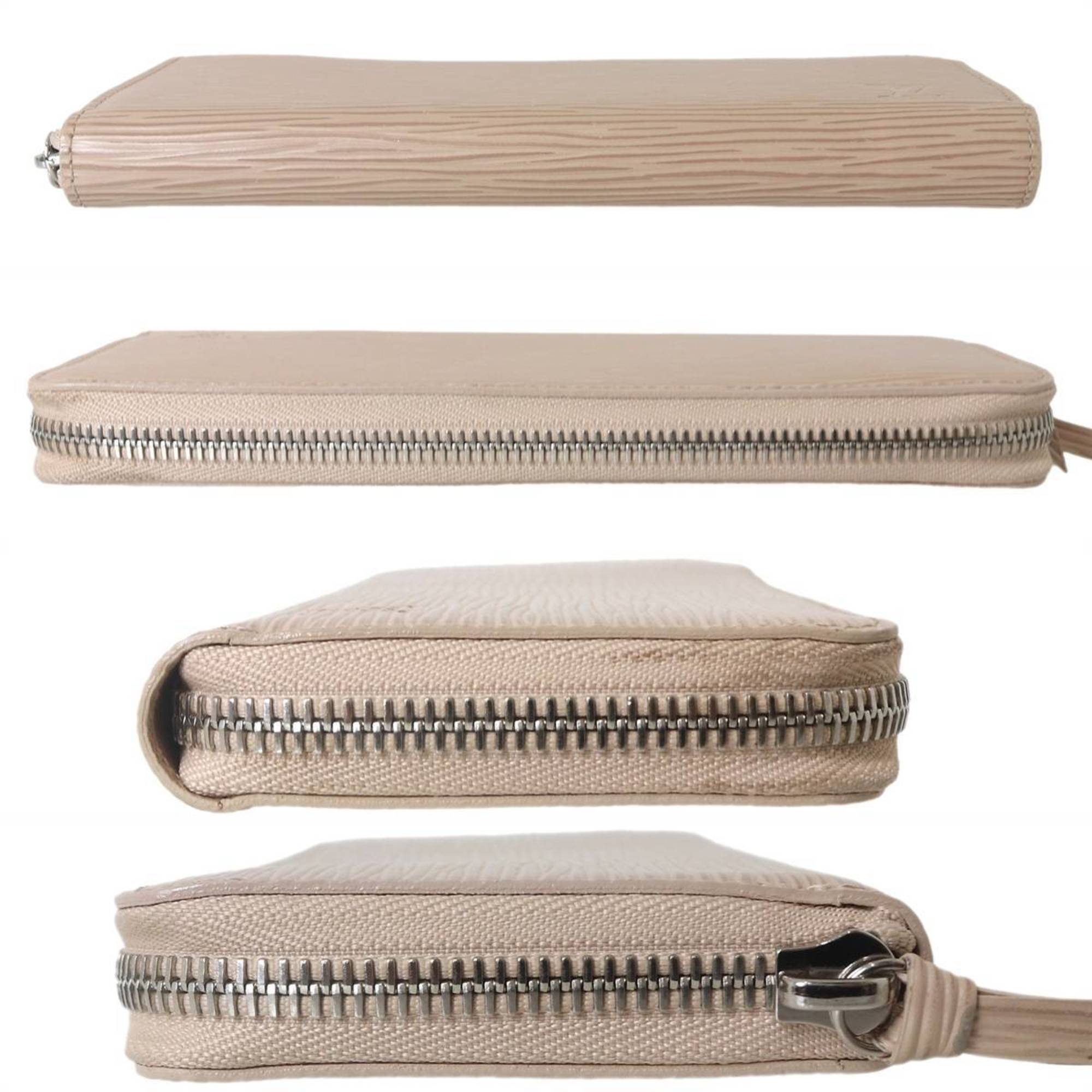 Louis Vuitton Beige Pink Long Wallet (Bi-Fold) (Pre-Owned)