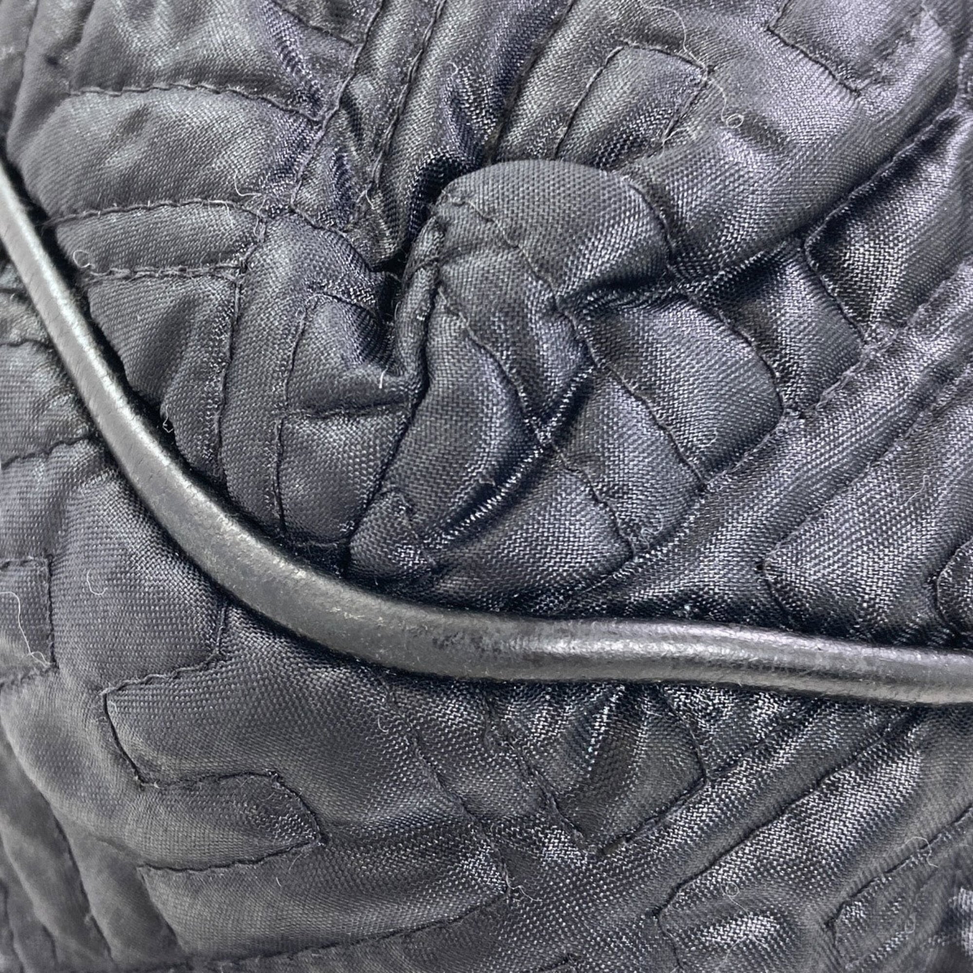 Fendi Zucca Black Nylon Tote Bag (Pre-Owned)