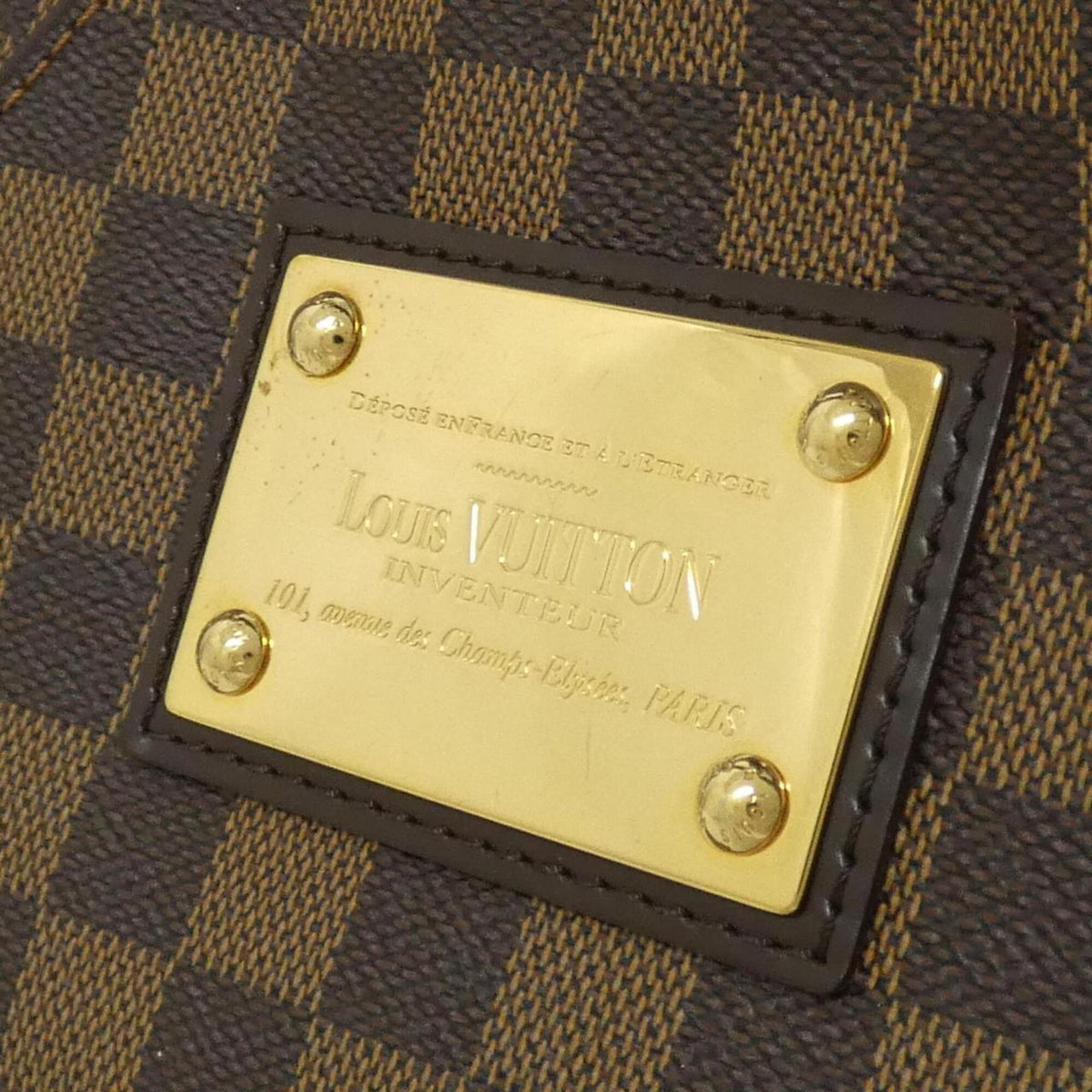 Louis Vuitton Ebene Coated Canvas Shoulder Bag (Pre-Owned)
