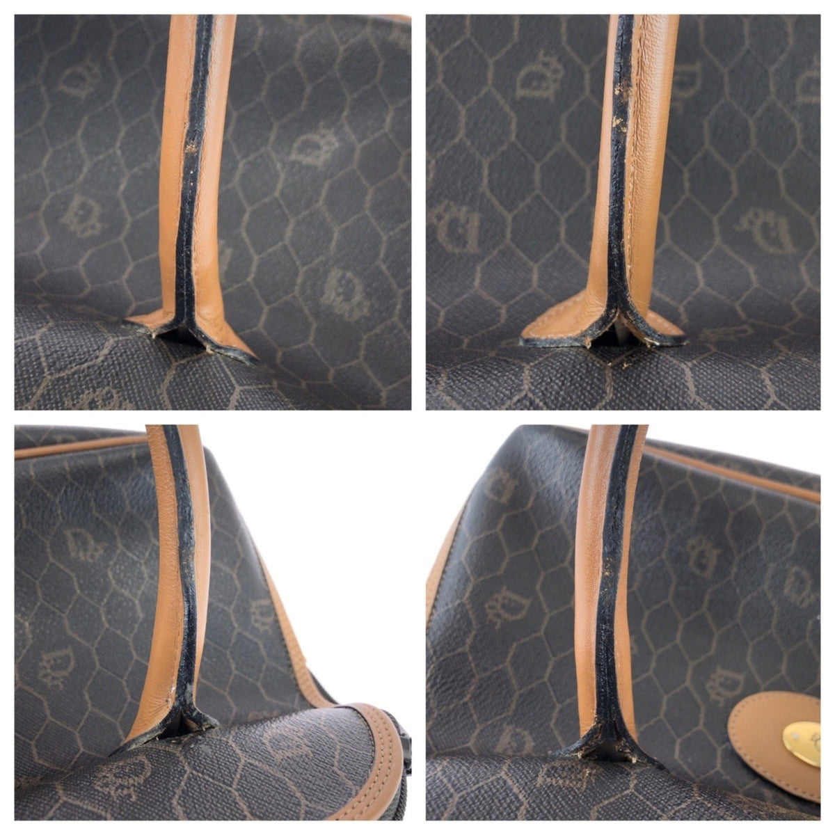 Christian Dior Brown Pvc Handbag (Pre-Owned)