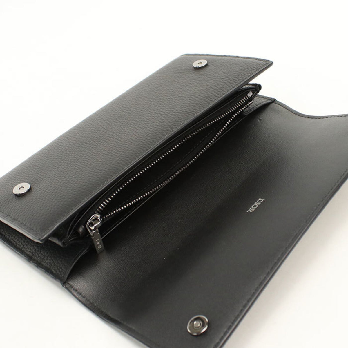 Christian Dior Black Long Wallet (Bi-Fold) (Pre-Owned)