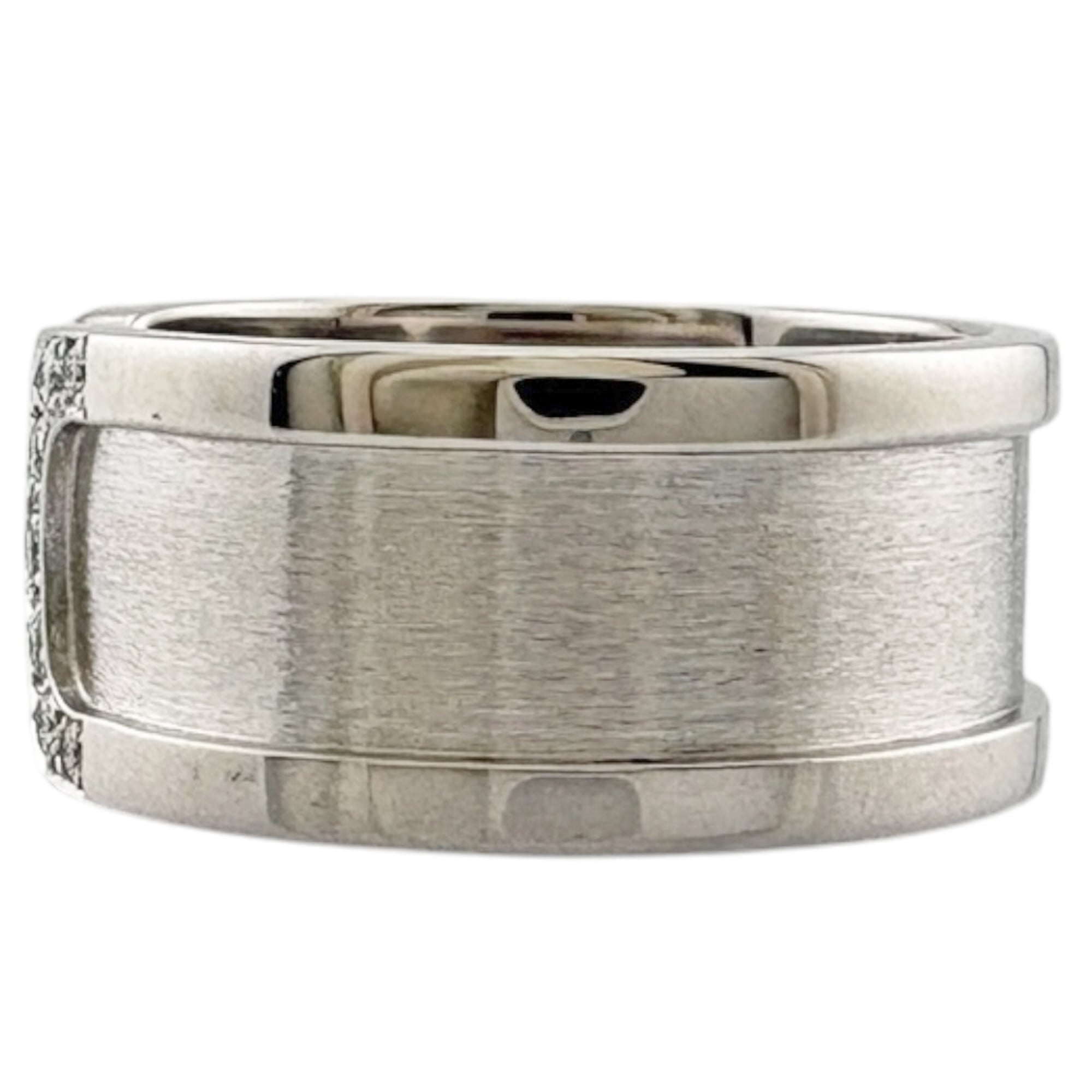 Cartier Silver White Gold (18K) Band Ring (Pre-Owned)
