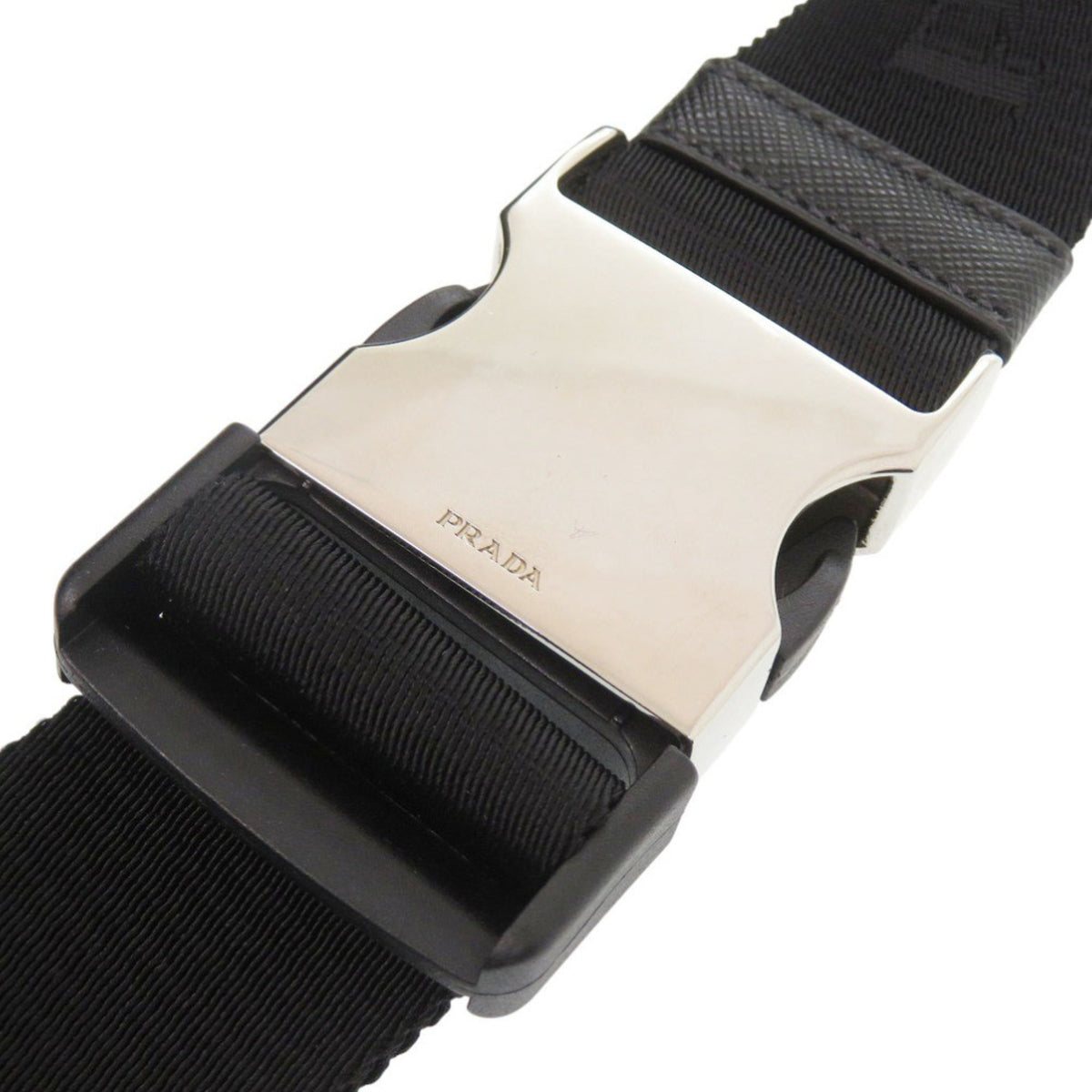Prada Black Nylon Fanny Pack Sling Bag (Pre-Owned)