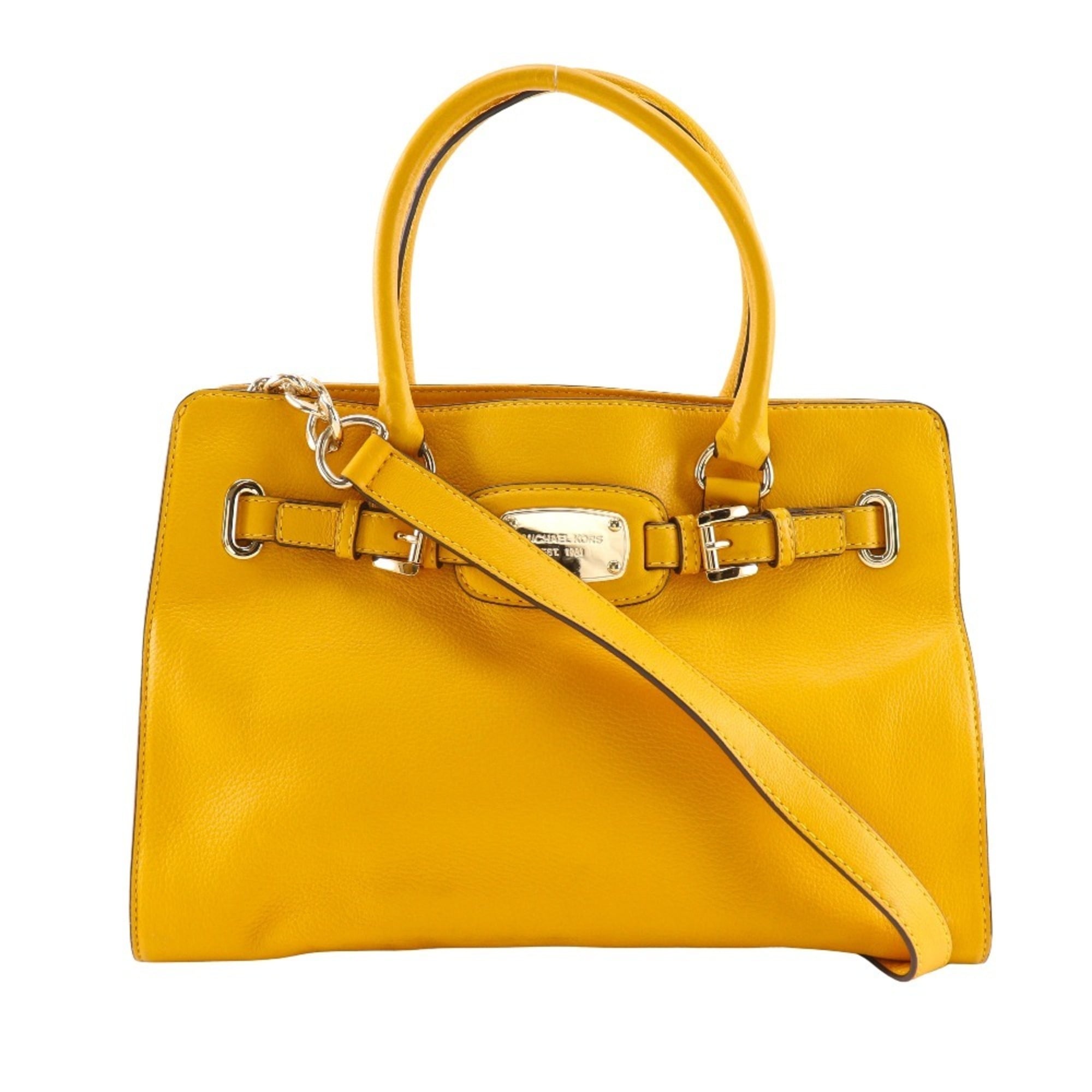 Michael Kors Yellow Leather Handbag (Pre-Owned)