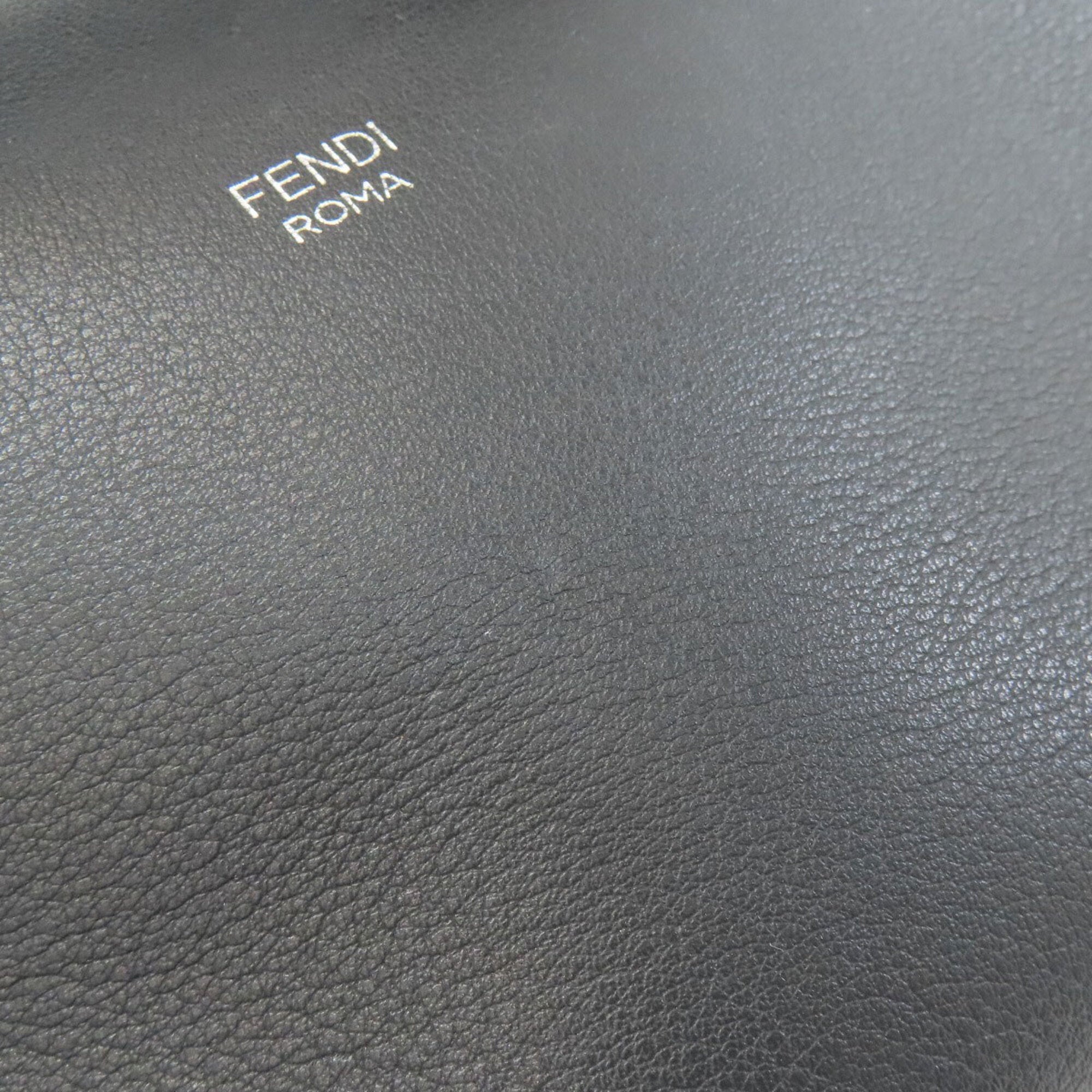 Fendi Black Leather Handbag (Pre-Owned)