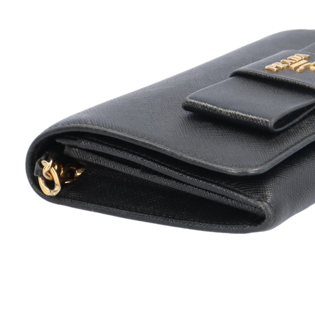 Prada Black Nero Leather Shoulder Bag (Pre-Owned)