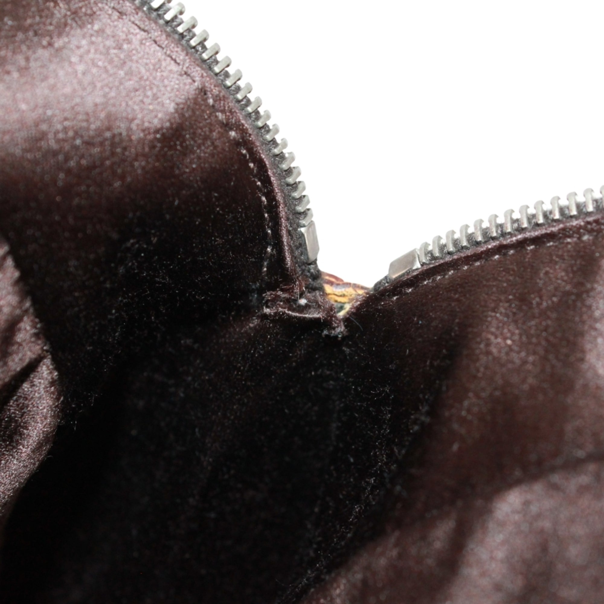 Prada Brown Yellow Leather Canvas Boston Bag Handbag (Pre-Owned)