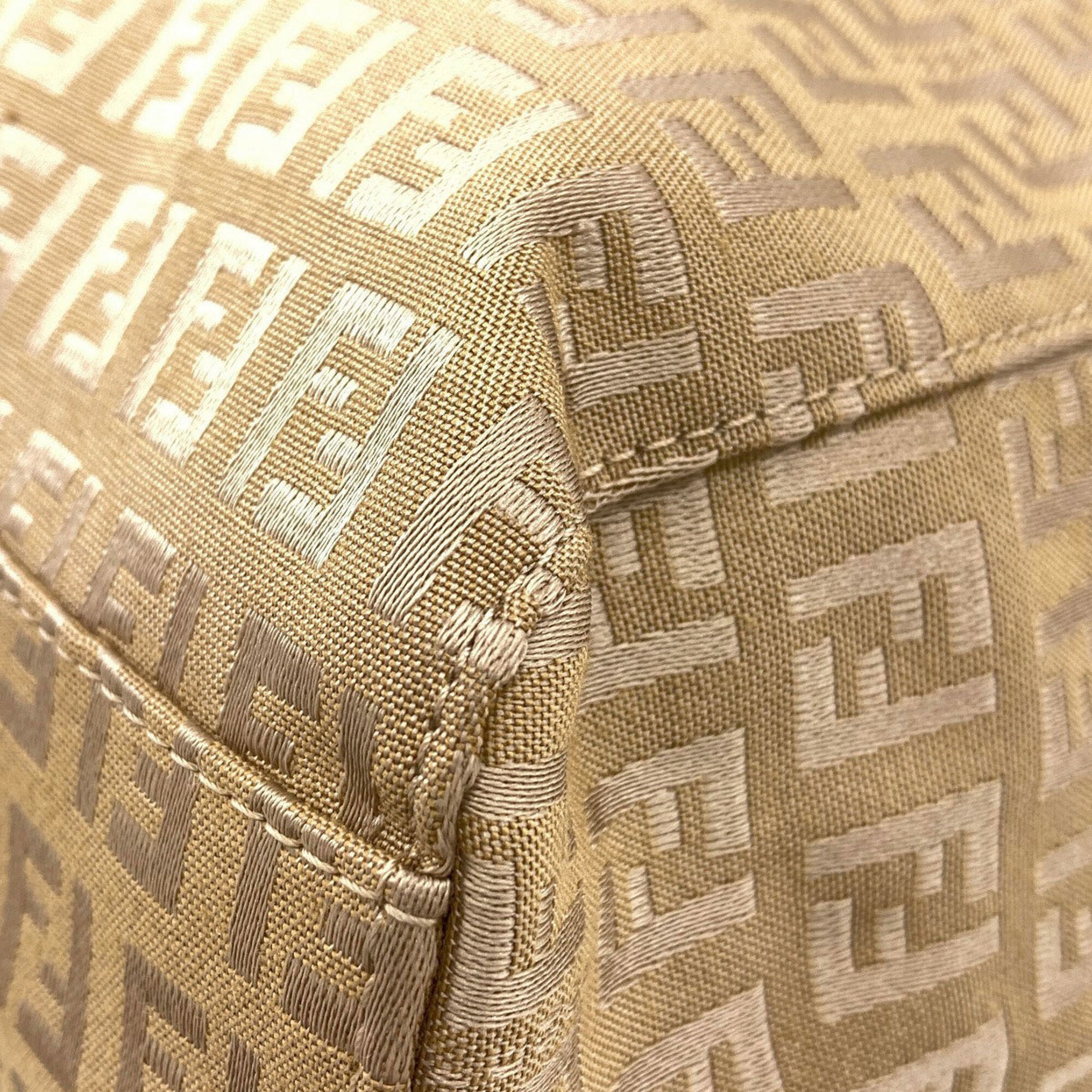Fendi Brown Canvas Handbag (Pre-Owned)