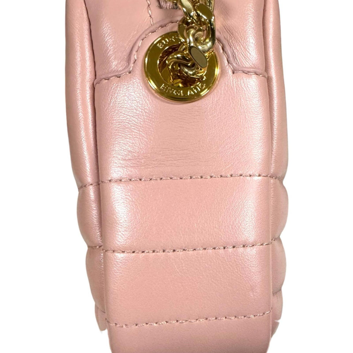 Burberry Pink Leather Shoulder Bag (Pre-Owned)