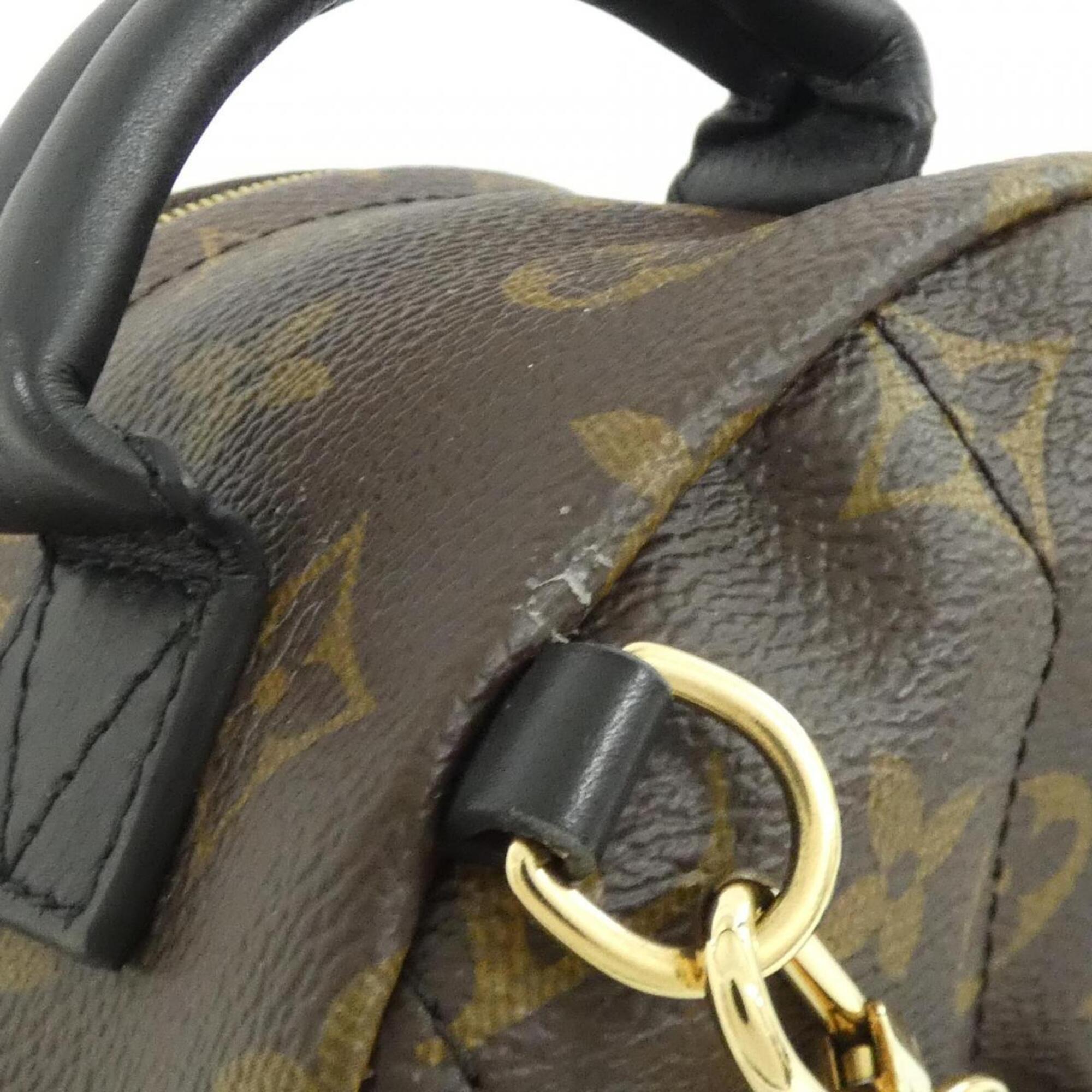 Louis Vuitton Monogram Marron Coated Canvas Backpack (Pre-Owned)