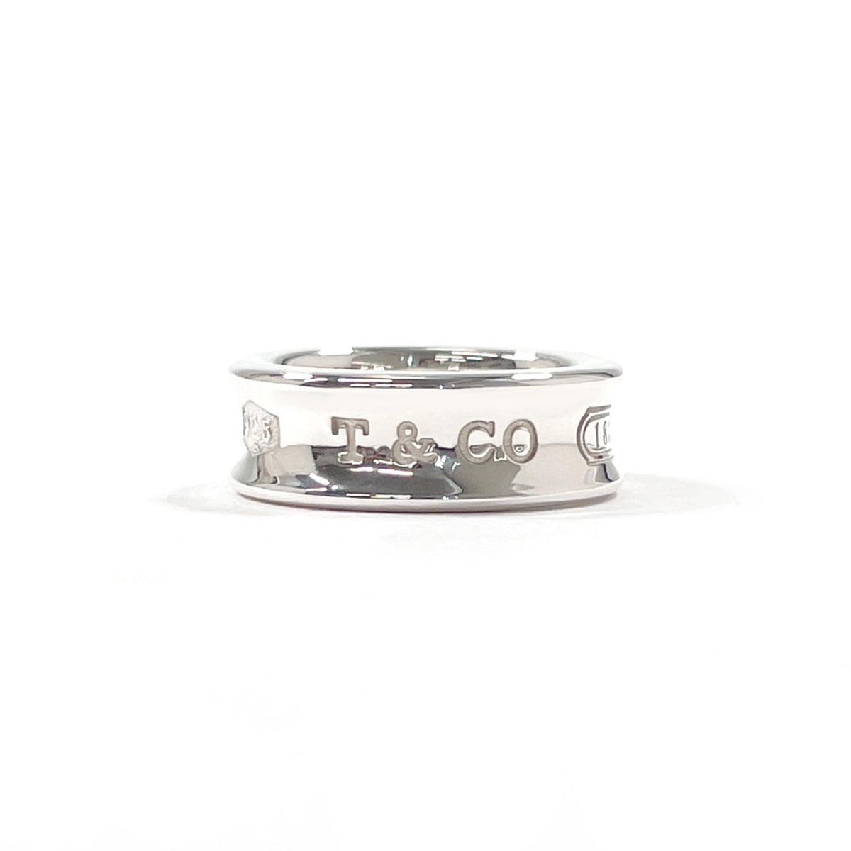 Tiffany Silver Silver 925 Band Ring (Pre-Owned)