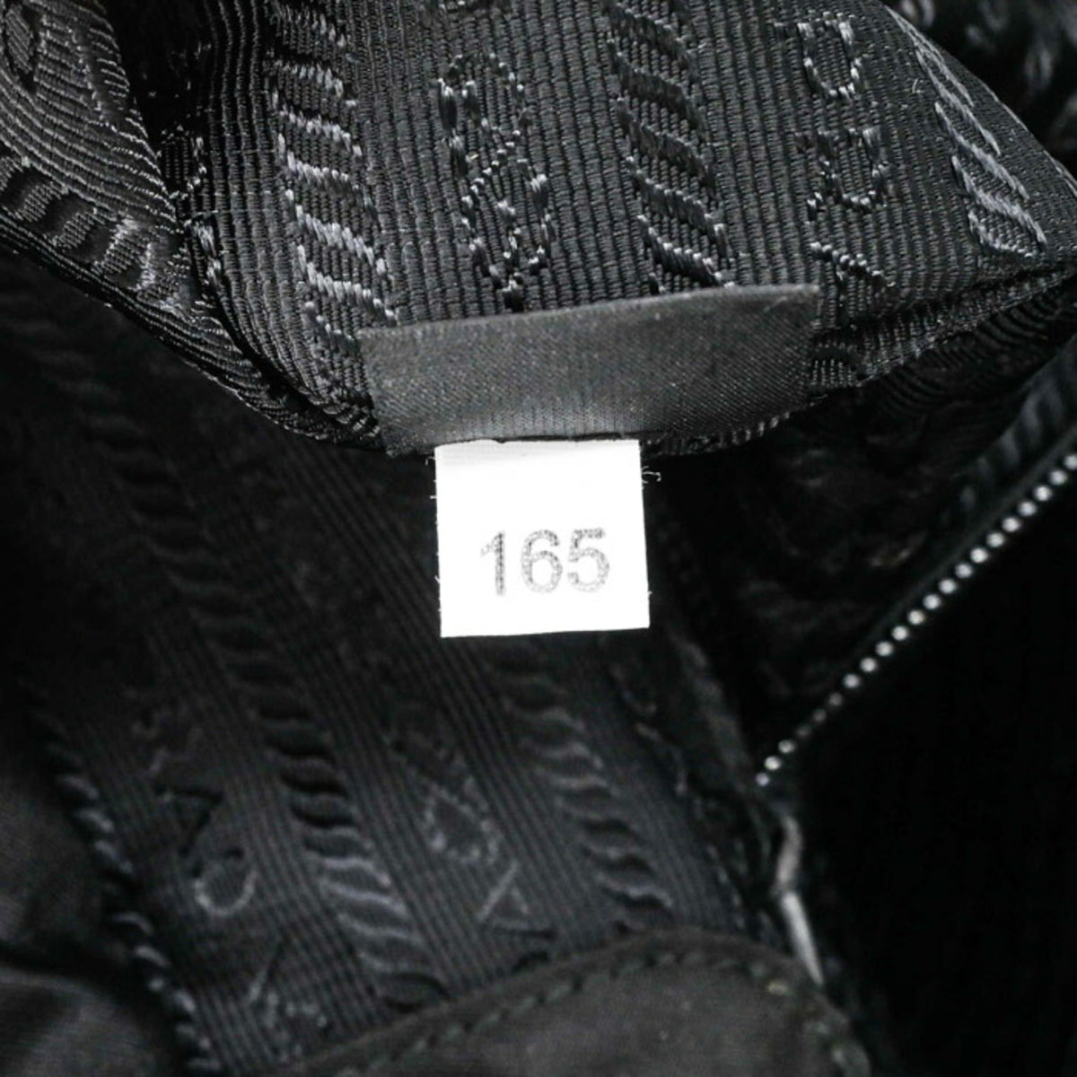 Prada Black Blue Nylon Handbag Tote Bag (Pre-Owned)