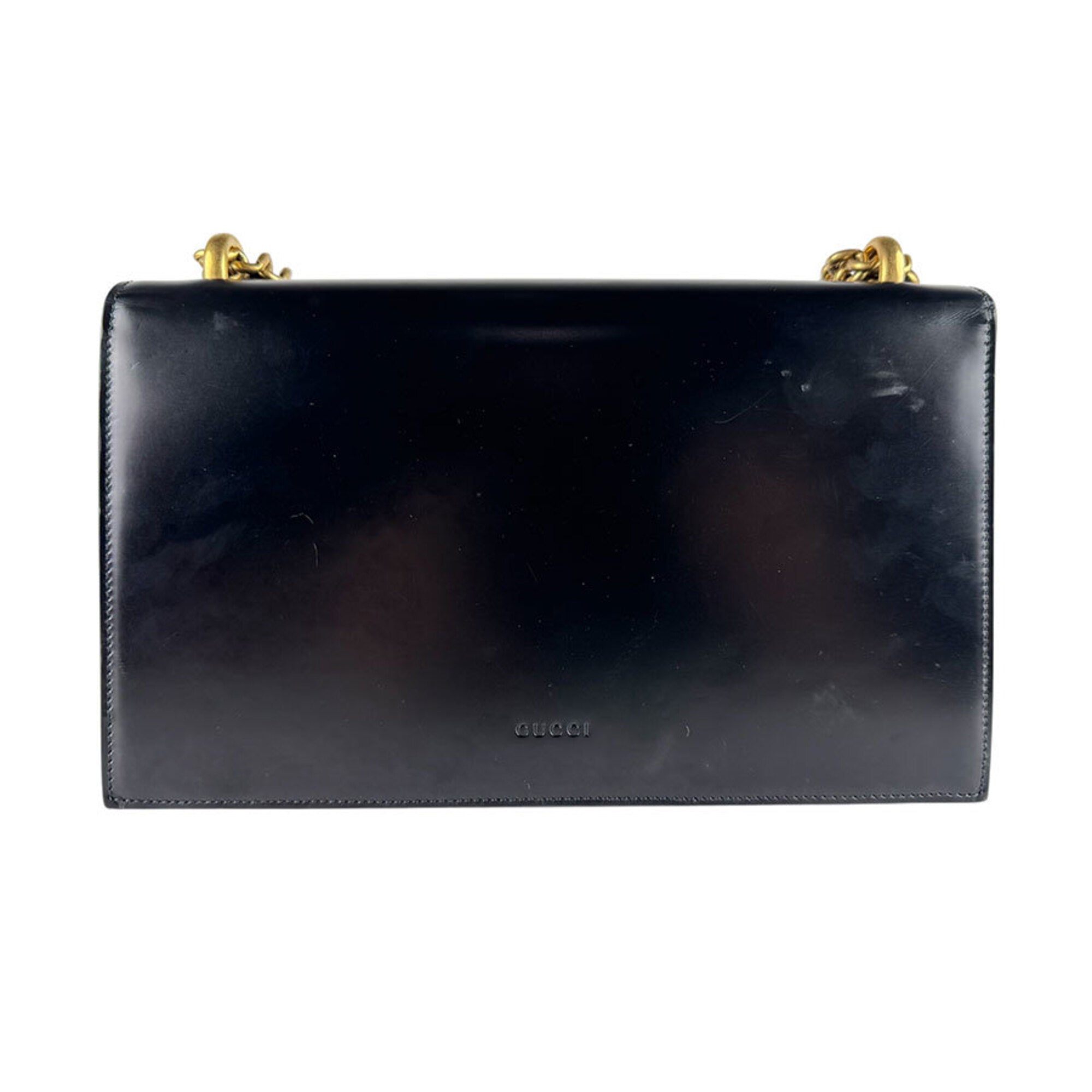 Gucci Black Leather Shoulder Bag (Pre-Owned)
