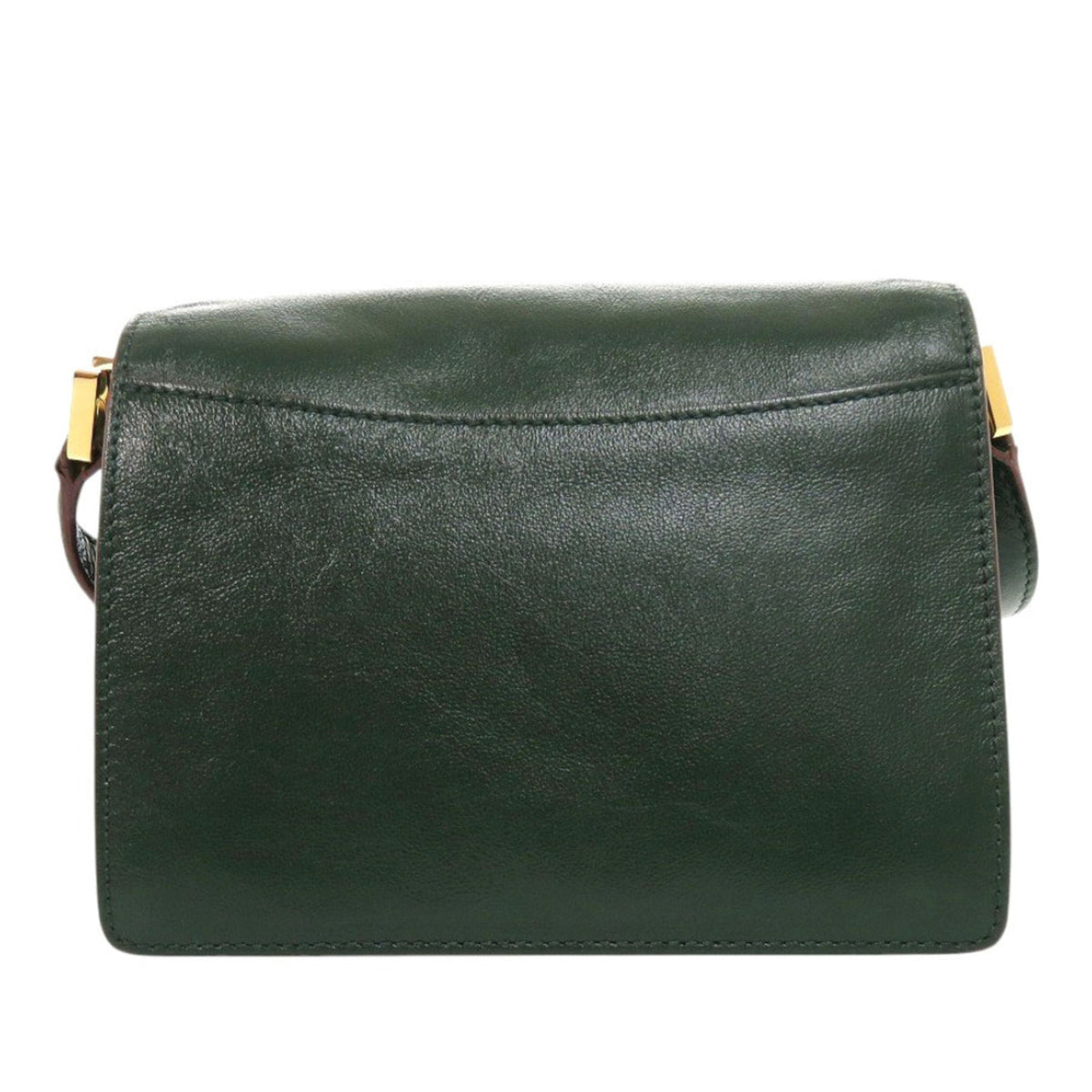 Marni Green Leather Shoulder Bag (Pre-Owned)