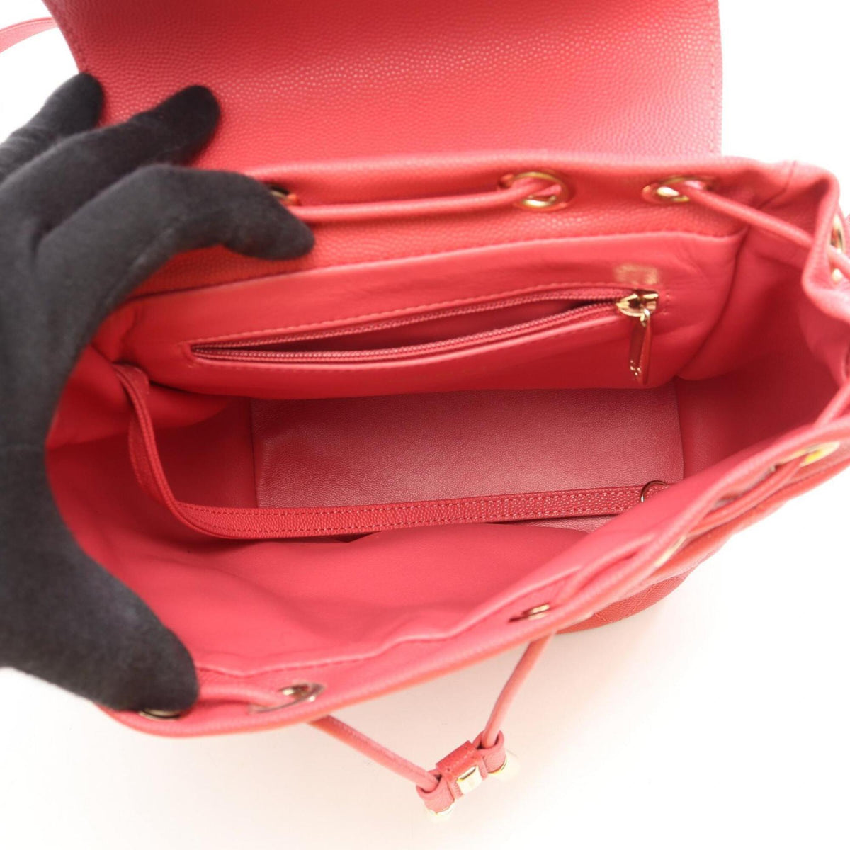 Chanel Pink Grained Calfskin Backpack (Pre-Owned)