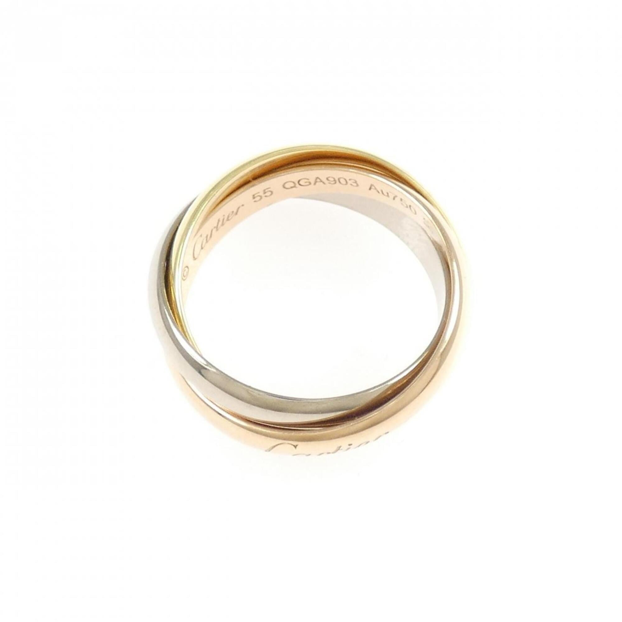 Cartier Trinity Yellow Gold (18K) Pink Gold (18K) White Gold (18K) Band Ring (Pre-Owned)