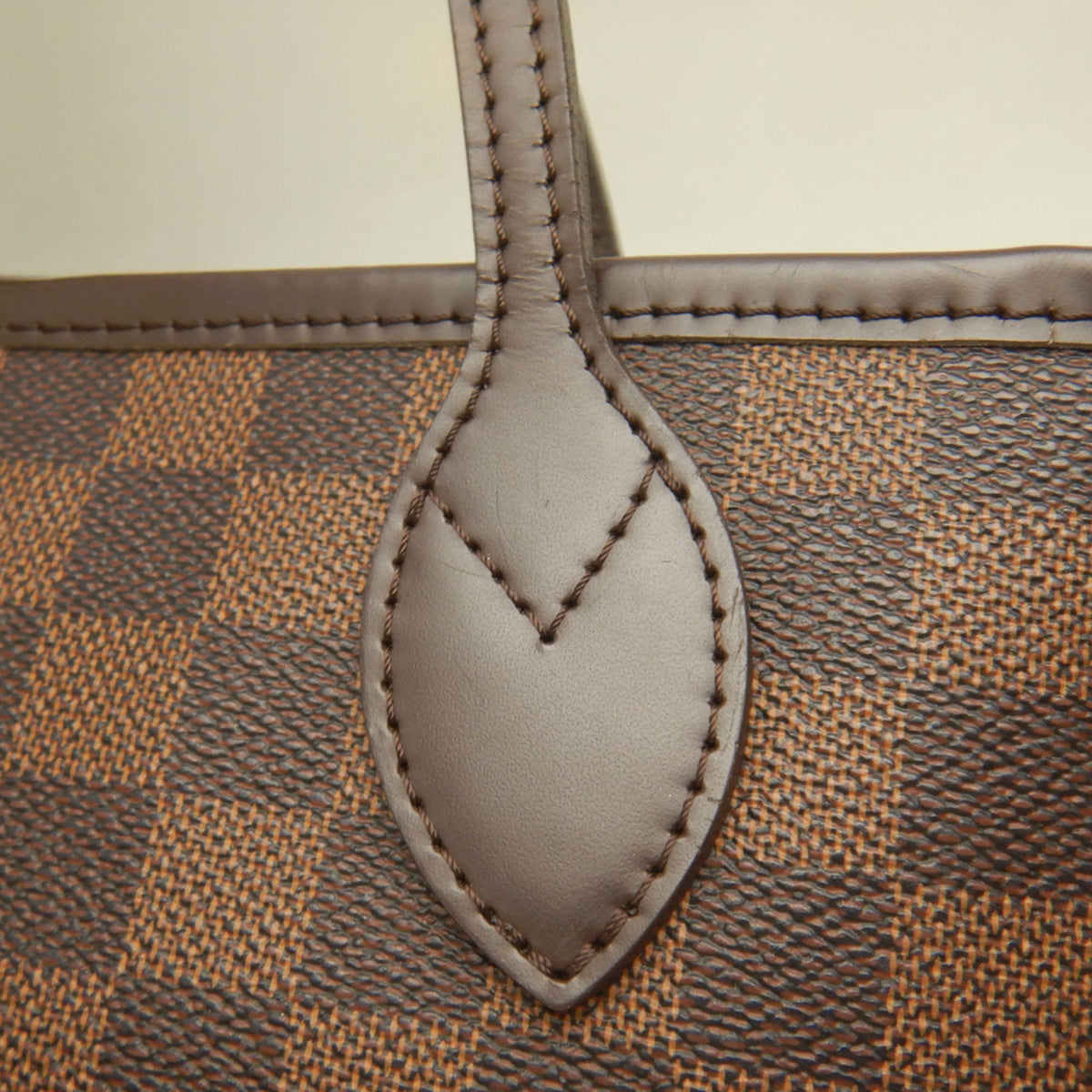 Louis Vuitton Damier Canvas Ebene Damier Canvas Tote Bag (Pre-Owned)