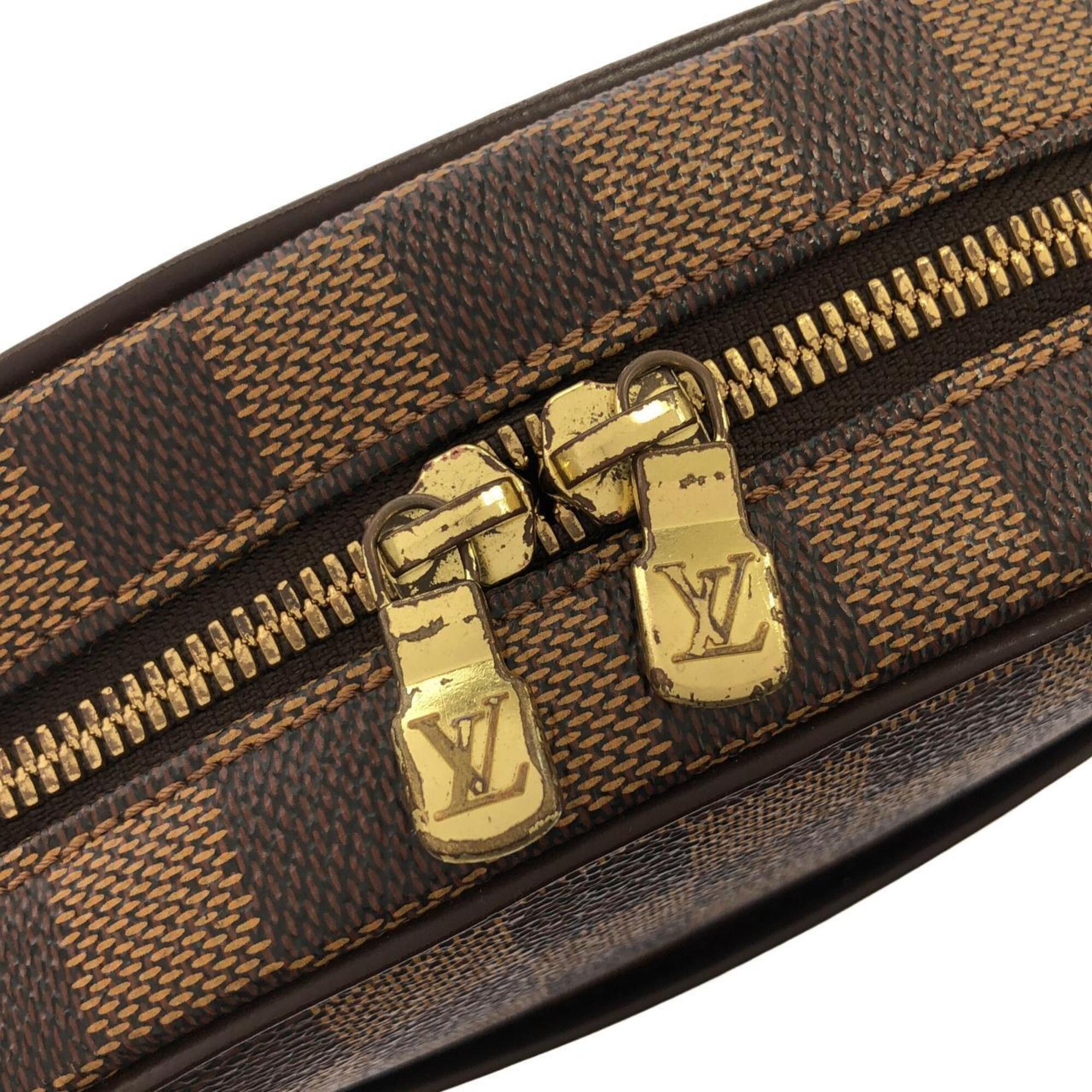 Louis Vuitton Ebene Coated Canvas Shoulder Bag (Pre-Owned)