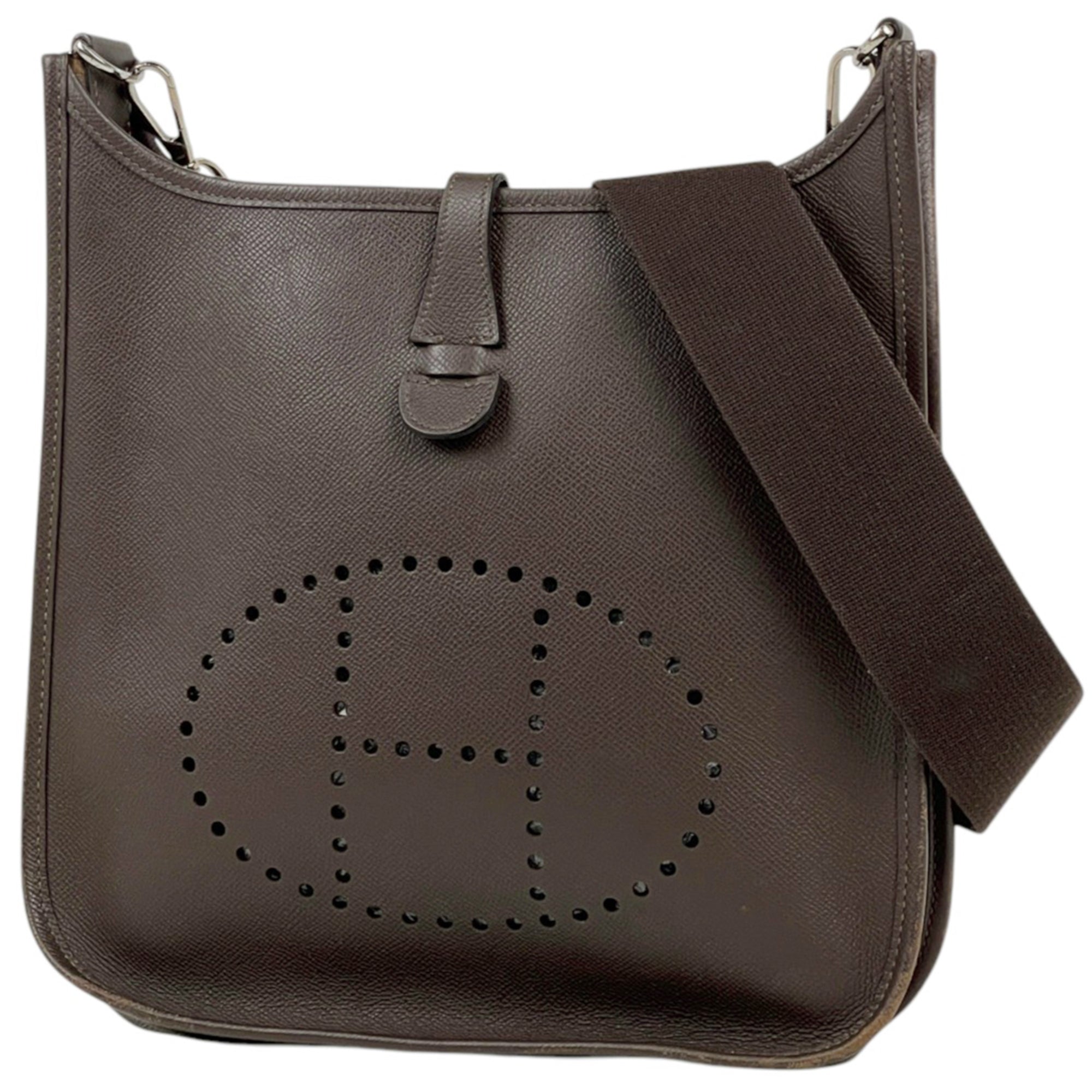 Hermes Chocolate Epsom Leather Shoulder Bag (Pre-Owned)