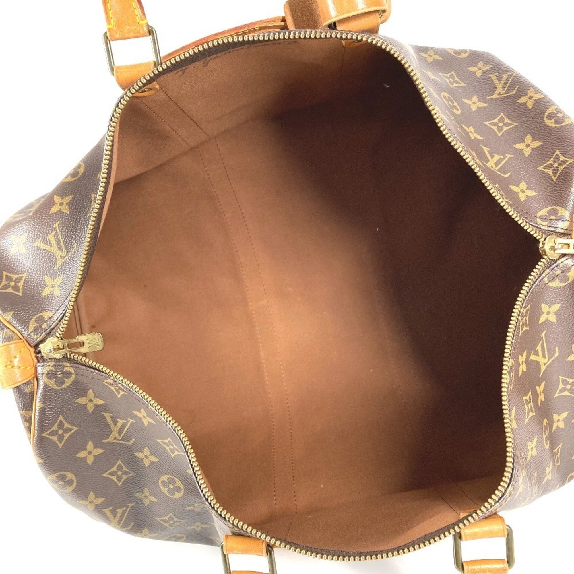 Louis Vuitton Monogram Brown Monogram Boston Bag Handbag (Pre-Owned)