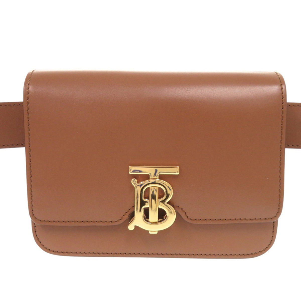 Burberry Brown Leather Fanny Pack (Pre-Owned)