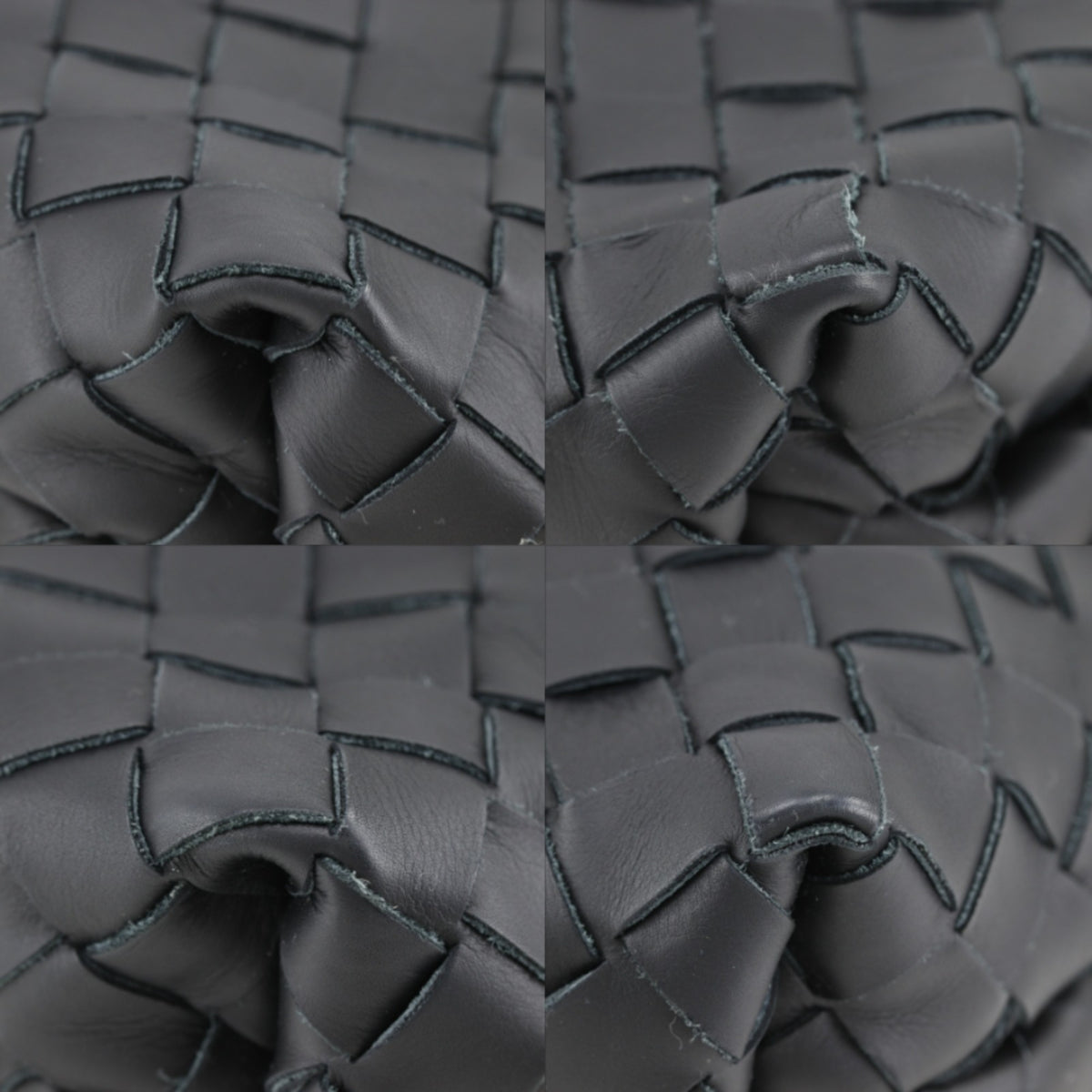Bottega Veneta Black Leather Clutch Bag (Pre-Owned)