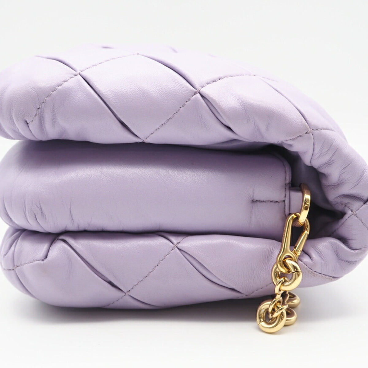 Loewe Purple Leather Shoulder Bag (Pre-Owned)