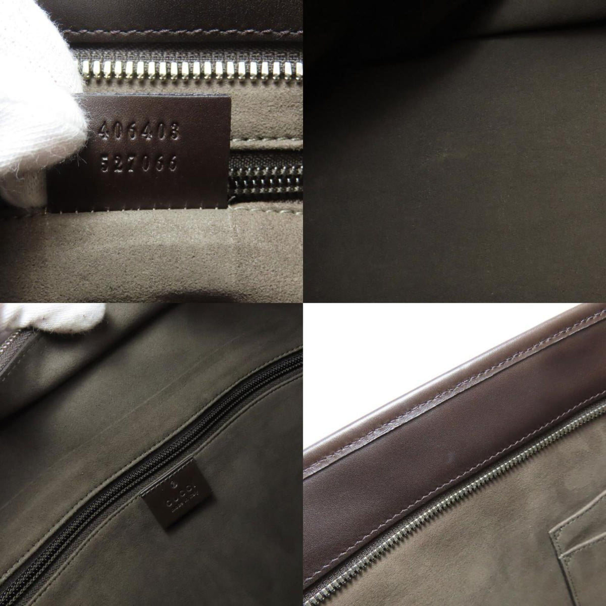 Gucci Brown Pvc Tote Bag (Pre-Owned)