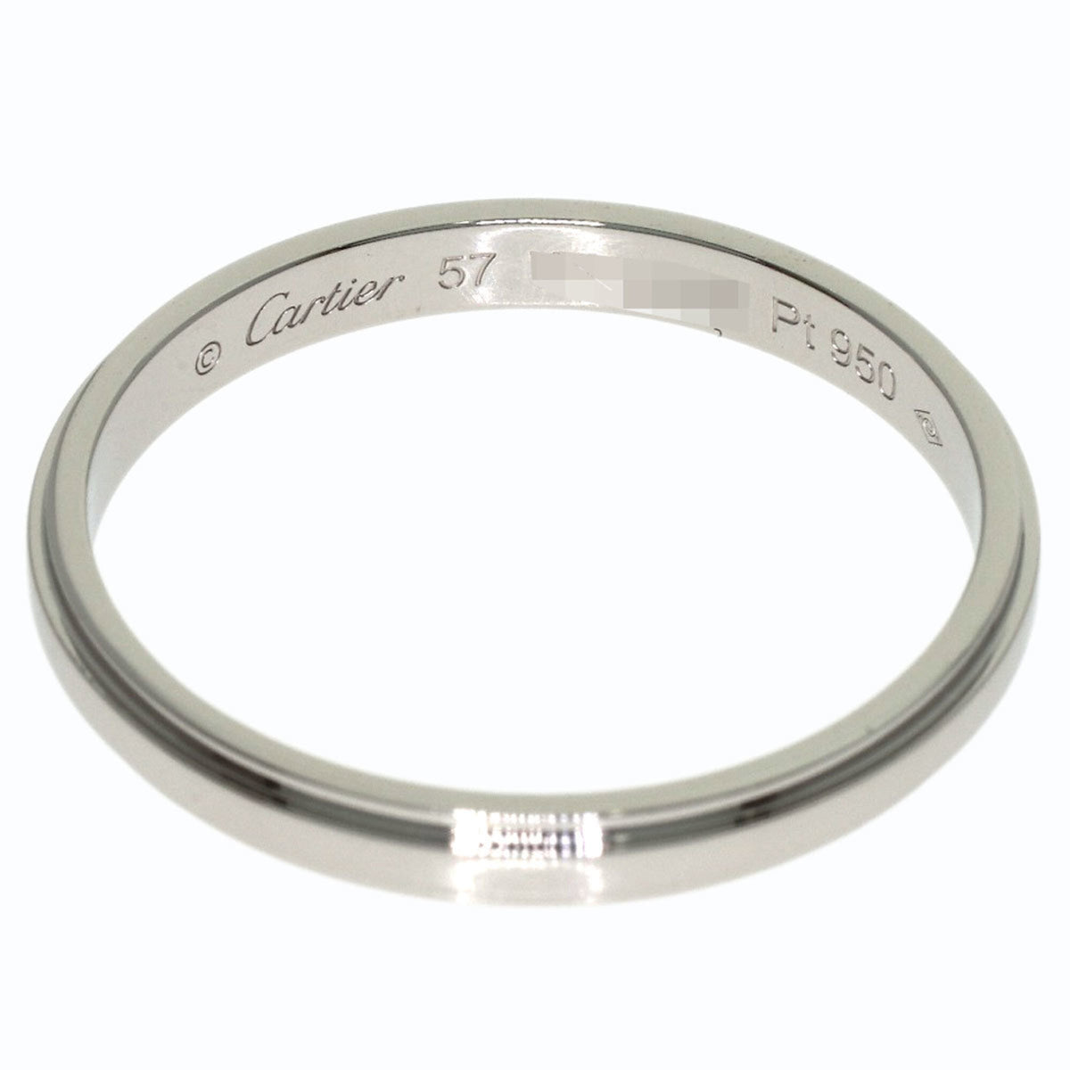 Cartier Platinum 950 Band Ring (Pre-Owned)