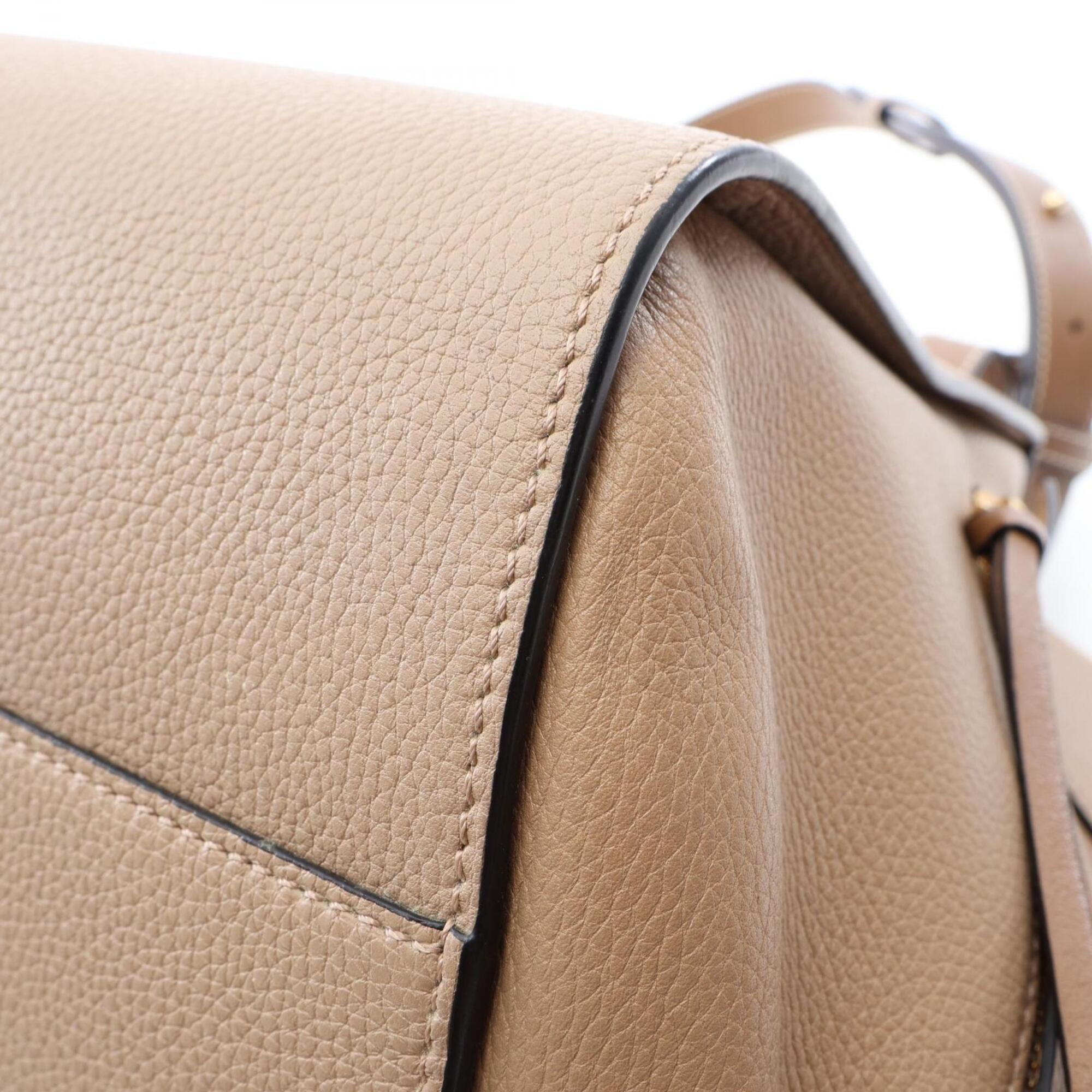 Loewe Beige Leather Handbag (Pre-Owned)