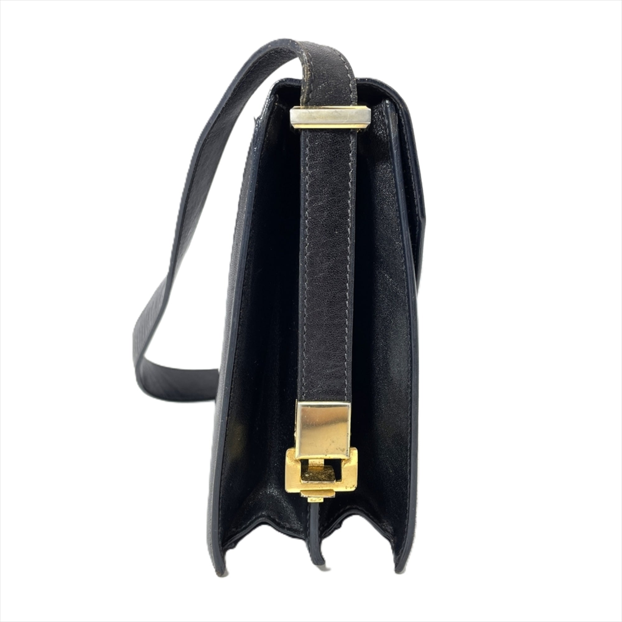 Celine Black Leather Shoulder Bag (Pre-Owned)