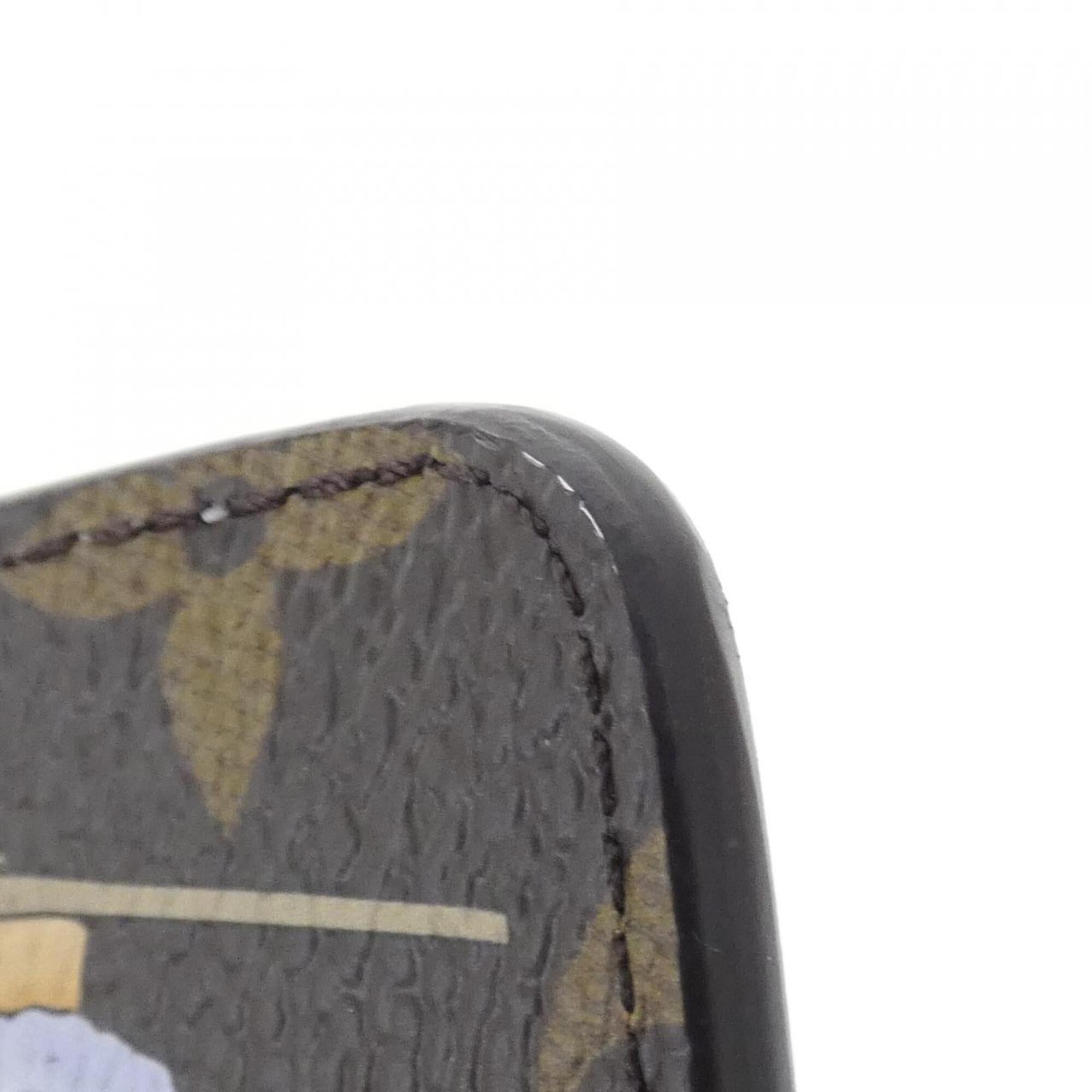 Louis Vuitton Brown Coated Canvas Leather Coin Purse/Coin Case (Pre-Owned)