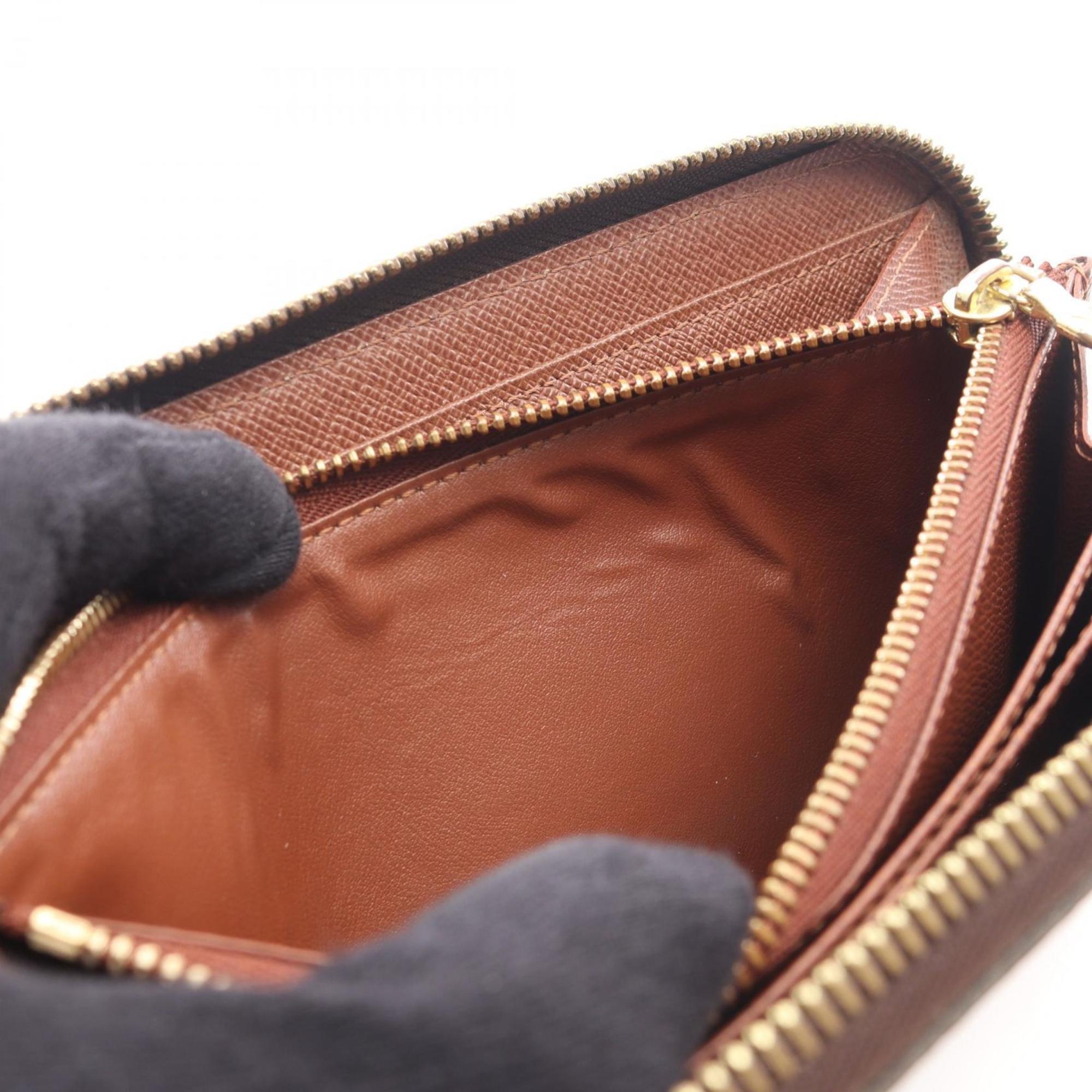 Louis Vuitton Brown Monogram Multi-Color Rose Monogram Rose Long Wallet (Bi-Fold) (Pre-Owned)