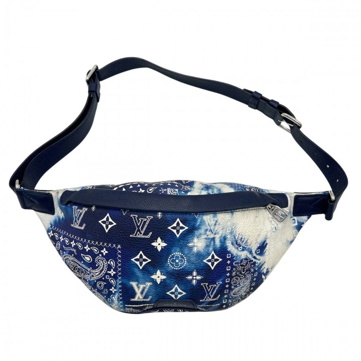 Louis Vuitton Blue Monogram Fanny Pack Sling Bag (Pre-Owned)