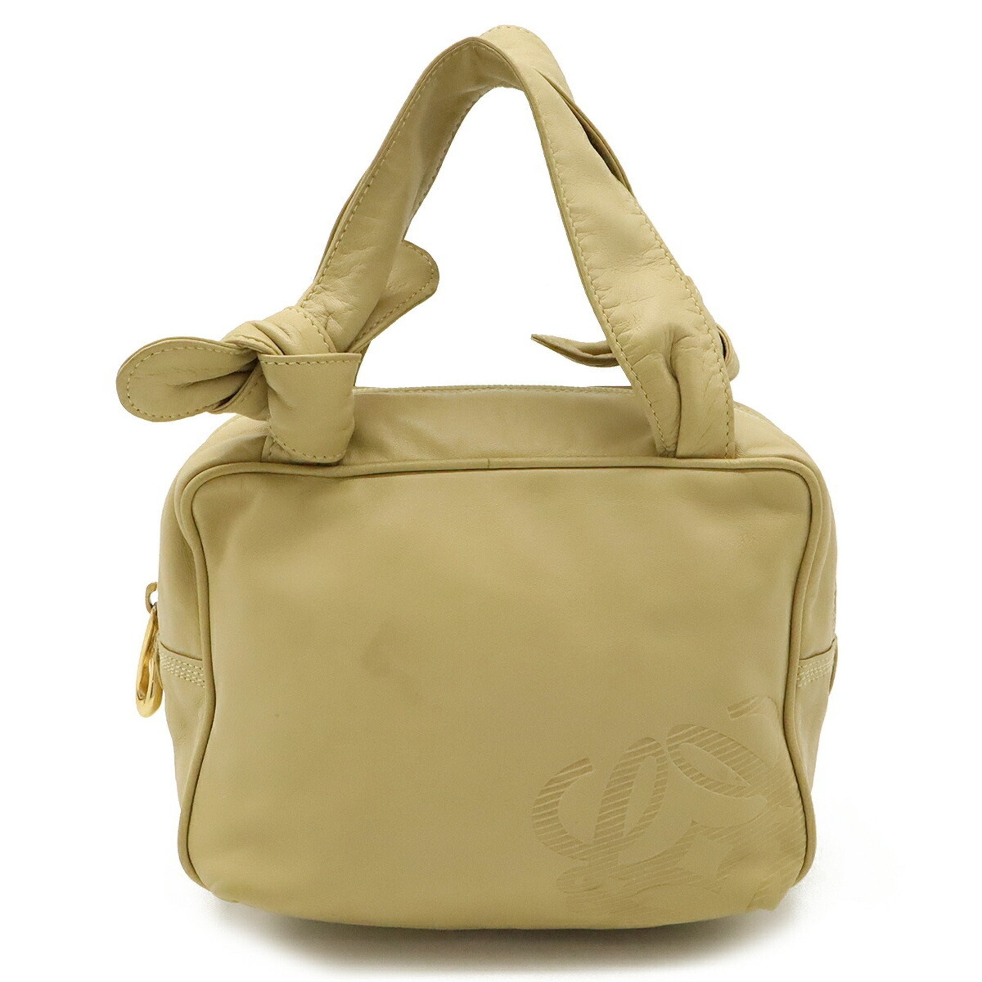 Loewe Beige Nappa Leather Leather Handbag (Pre-Owned)
