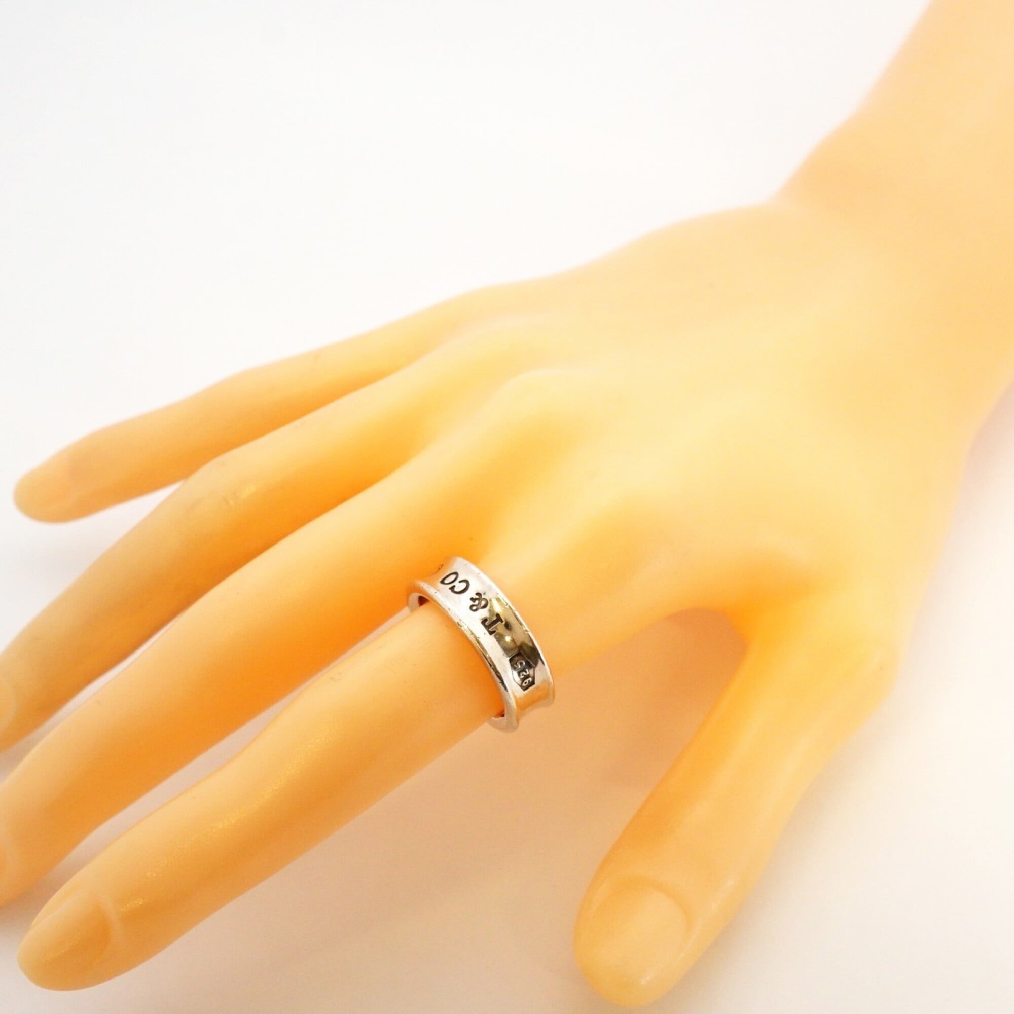 Tiffany Silver 925 Band Ring (Pre-Owned)