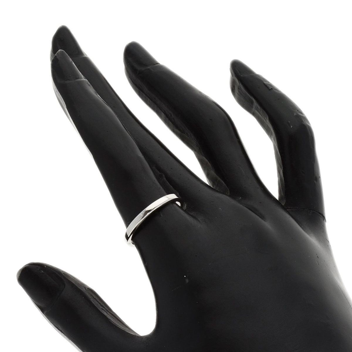Van Cleef & Arpels Platinum 950 Band Ring (Pre-Owned)