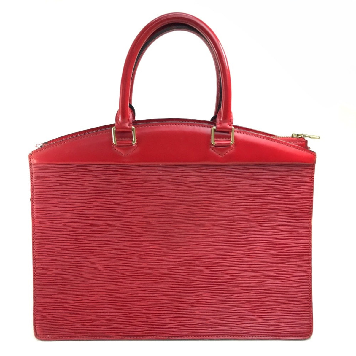 Louis Vuitton Red Leather Handbag (Pre-Owned)