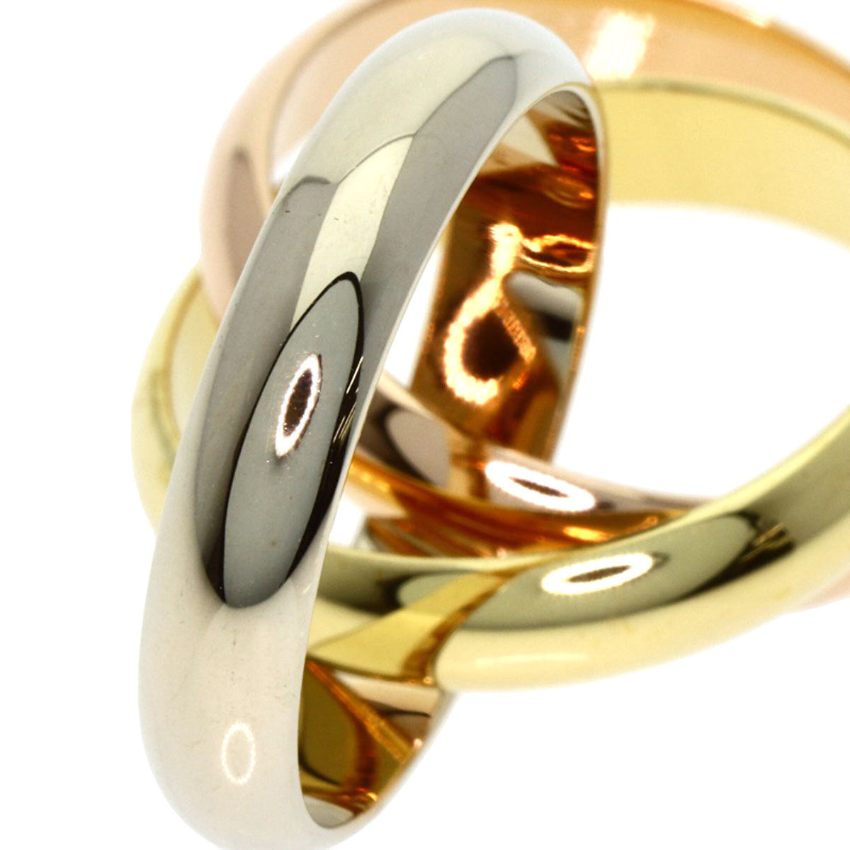 Cartier Trinity Yellow Gold (18K) Pink Gold (18K) White Gold (18K) Band Ring (Pre-Owned)