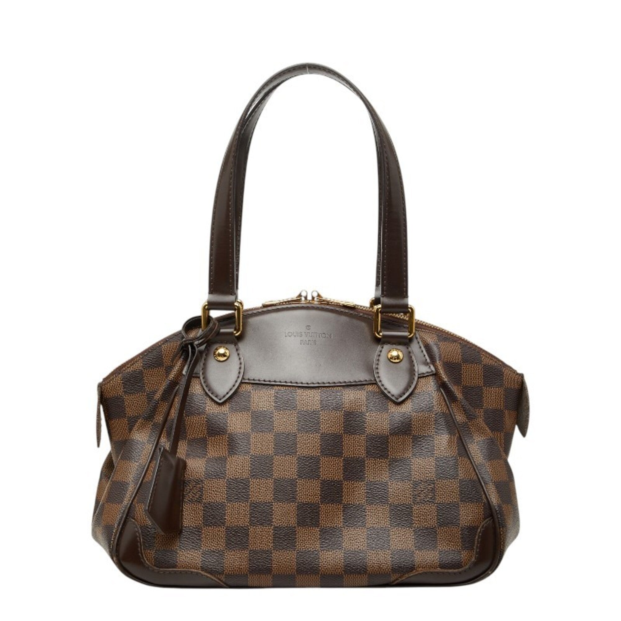 Louis Vuitton Brown Pvc Leather Handbag (Pre-Owned)