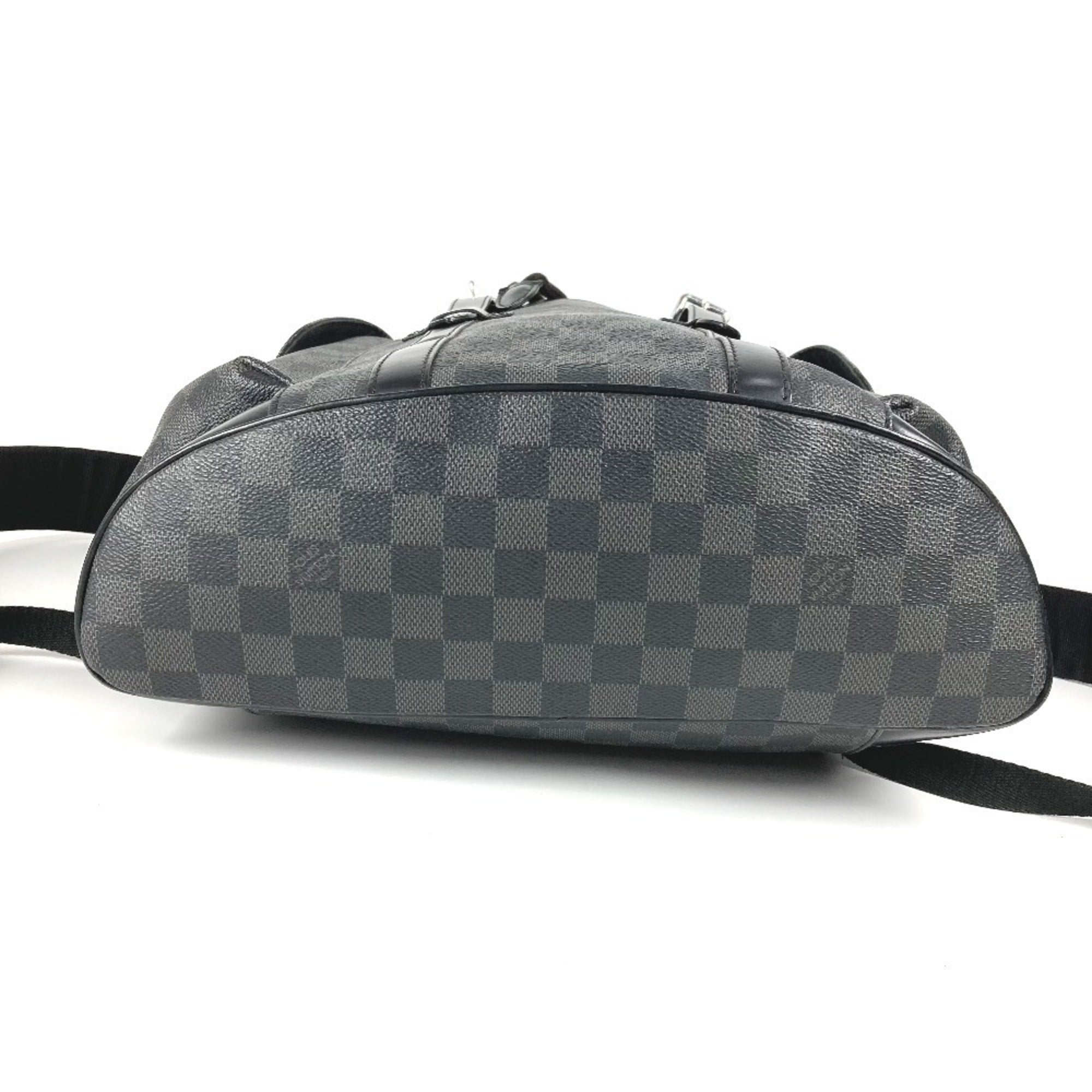 Louis Vuitton Black Damier Graphite Backpack (Pre-Owned)